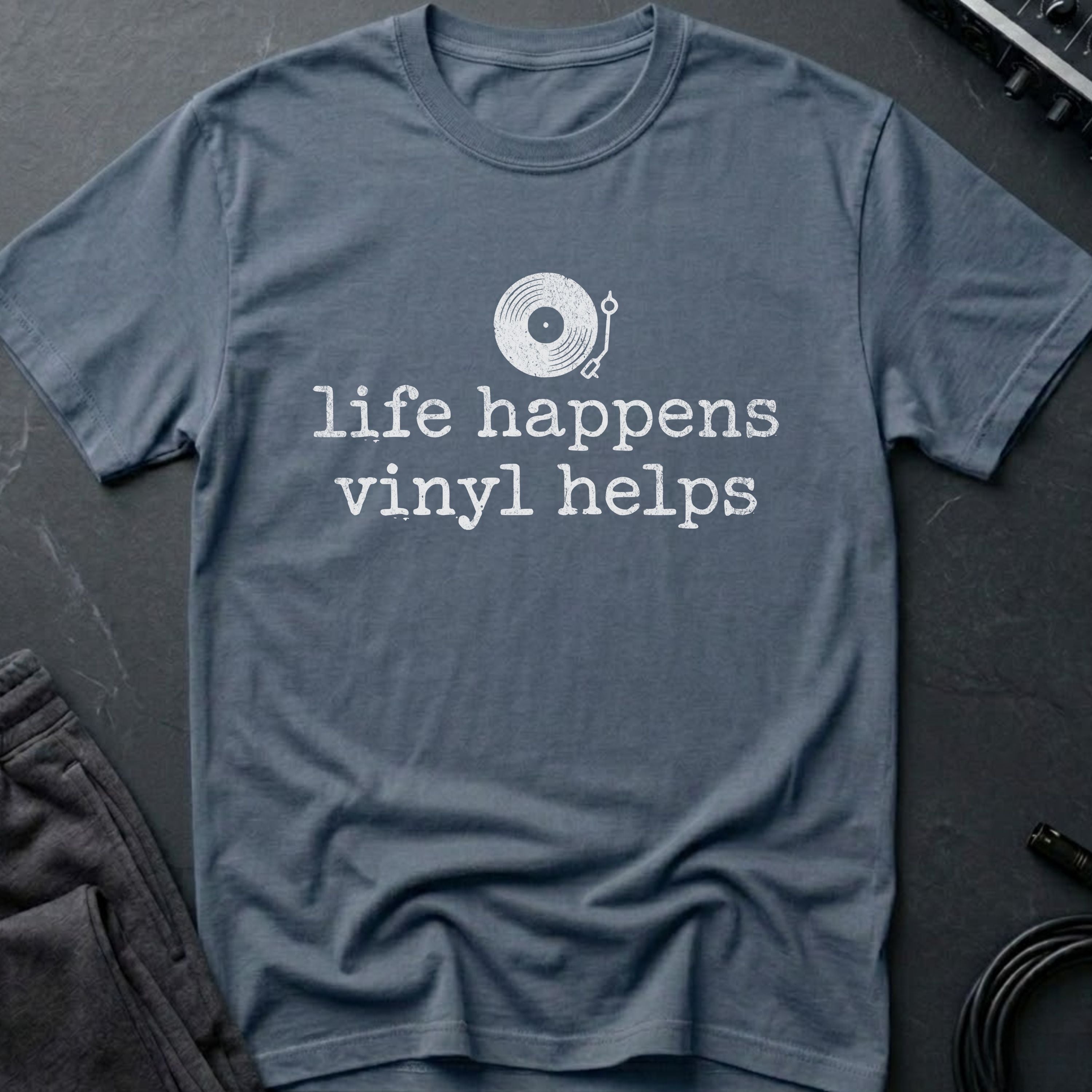 Life Happens Vinyl Helps T-Shirt