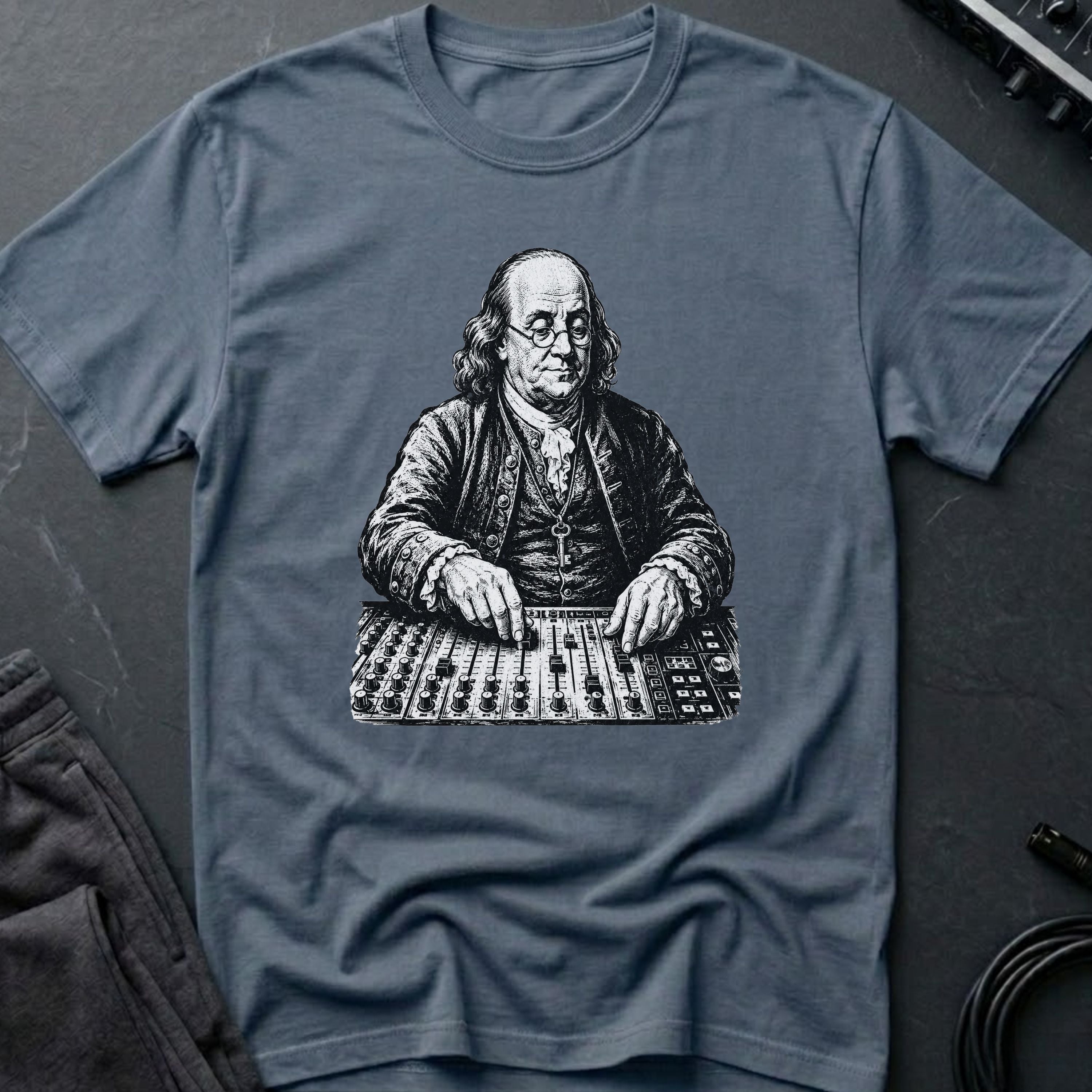 Benjamin Franklin Mixing T-Shirt