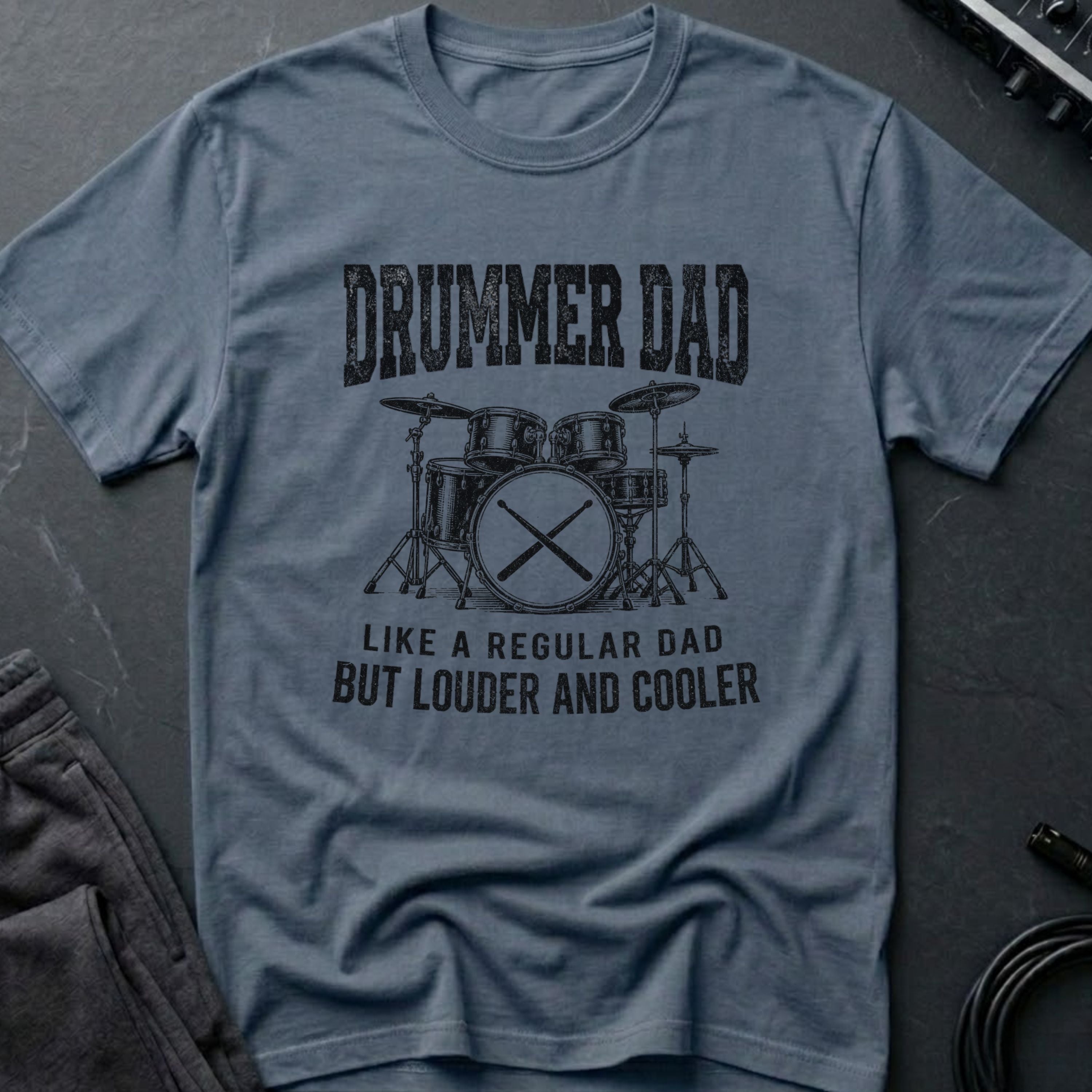 Drummer Dad T-Shirt