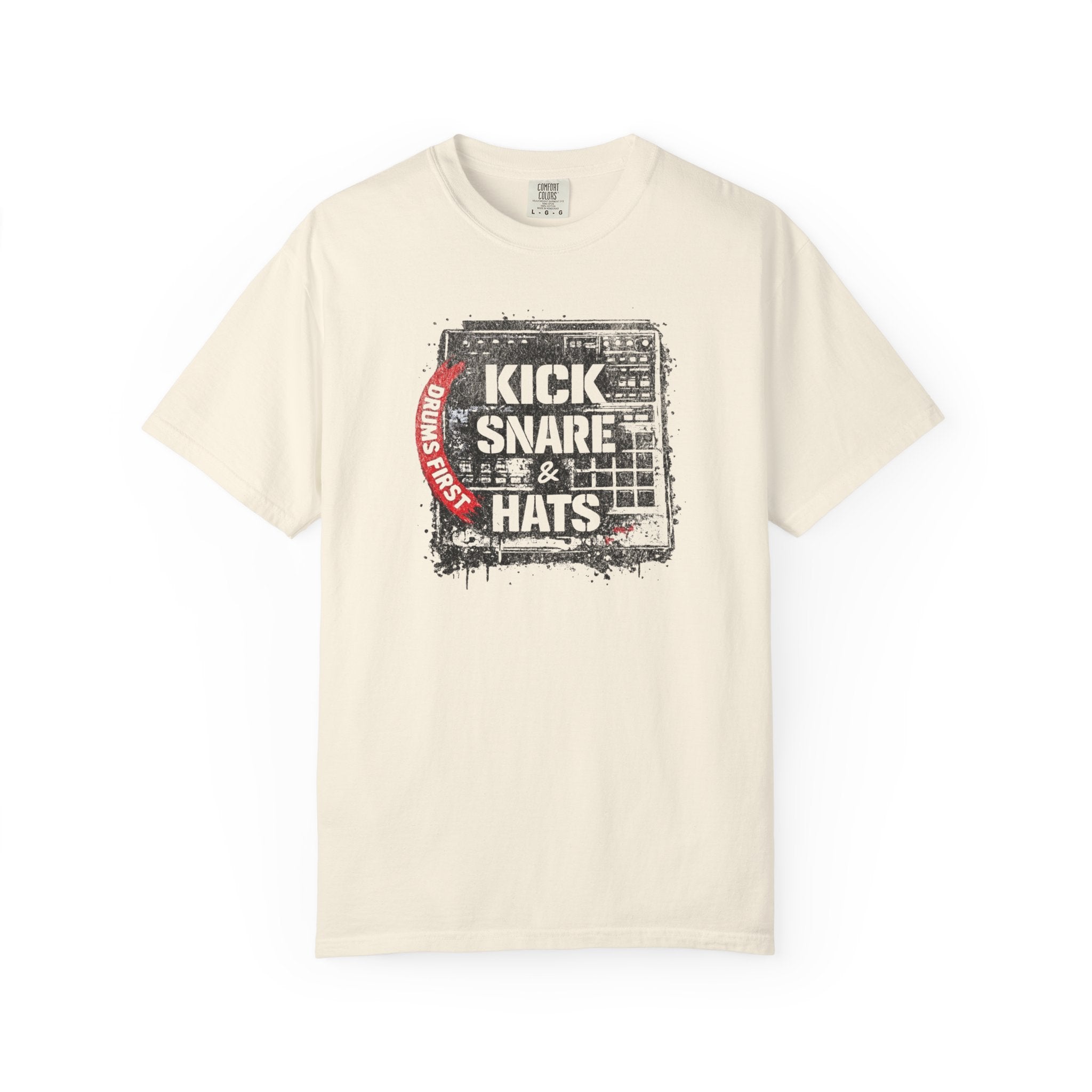 Kick, Snare & Hats Drum Machine T-Shirt