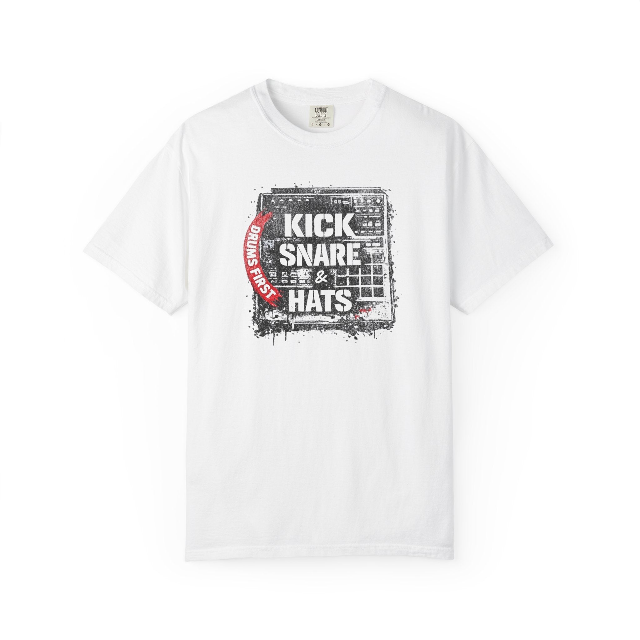 Kick, Snare & Hats Drum Machine T-Shirt