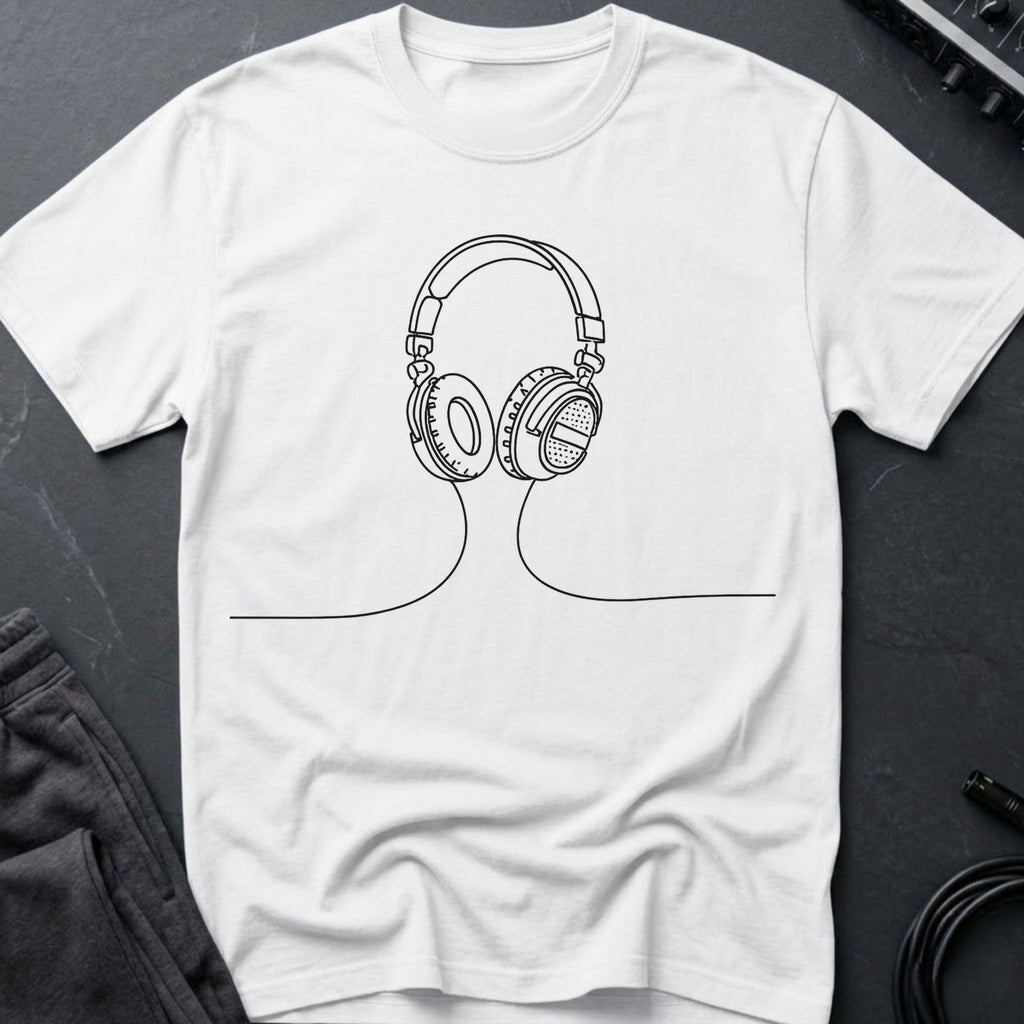 Minimalist Headphones T-Shirt