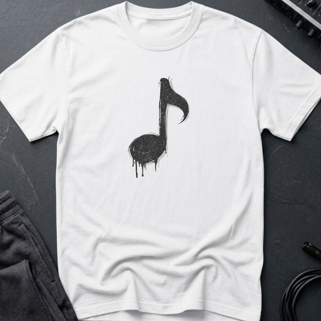 Dripping Music Note T-Shirt