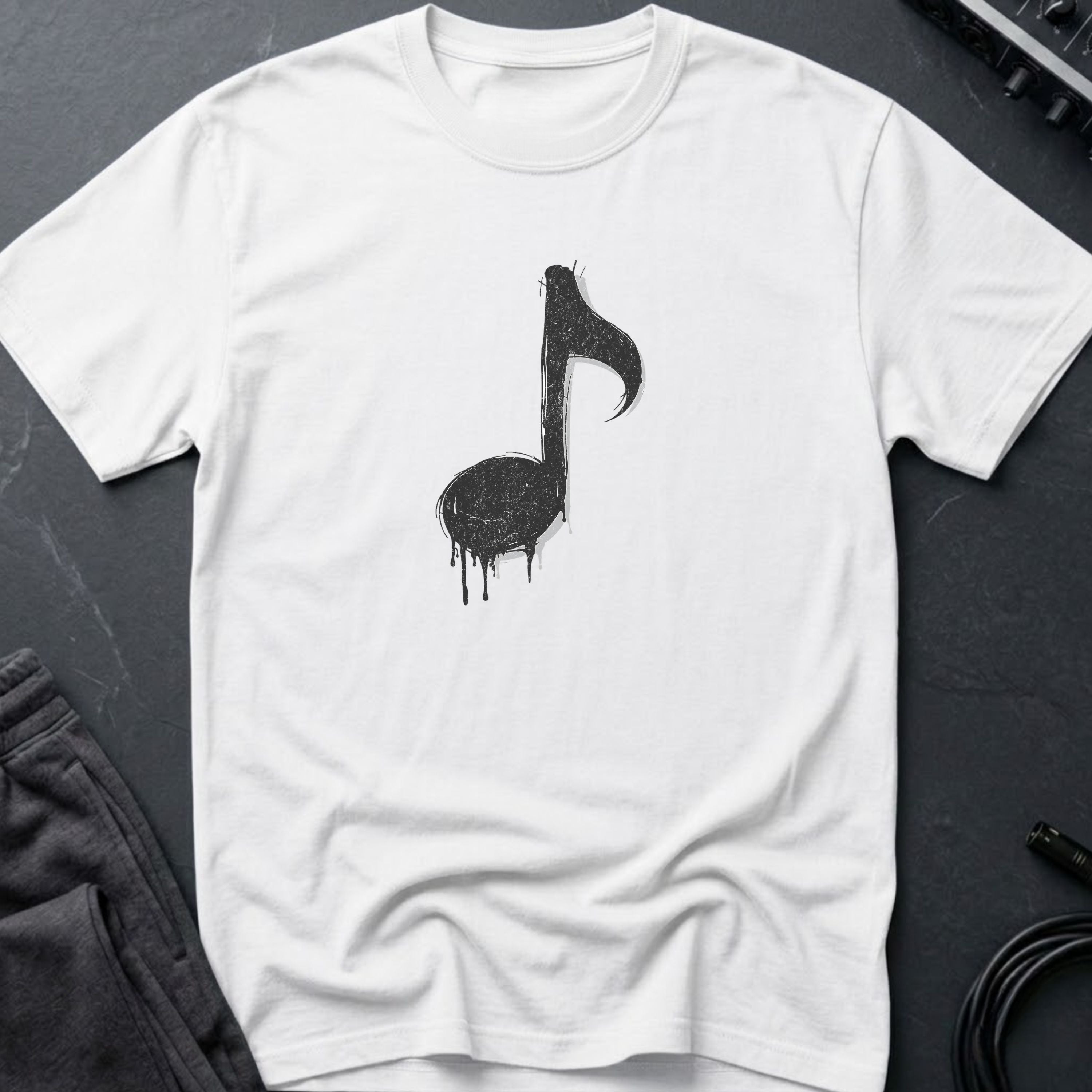 Dripping Music Note T-Shirt