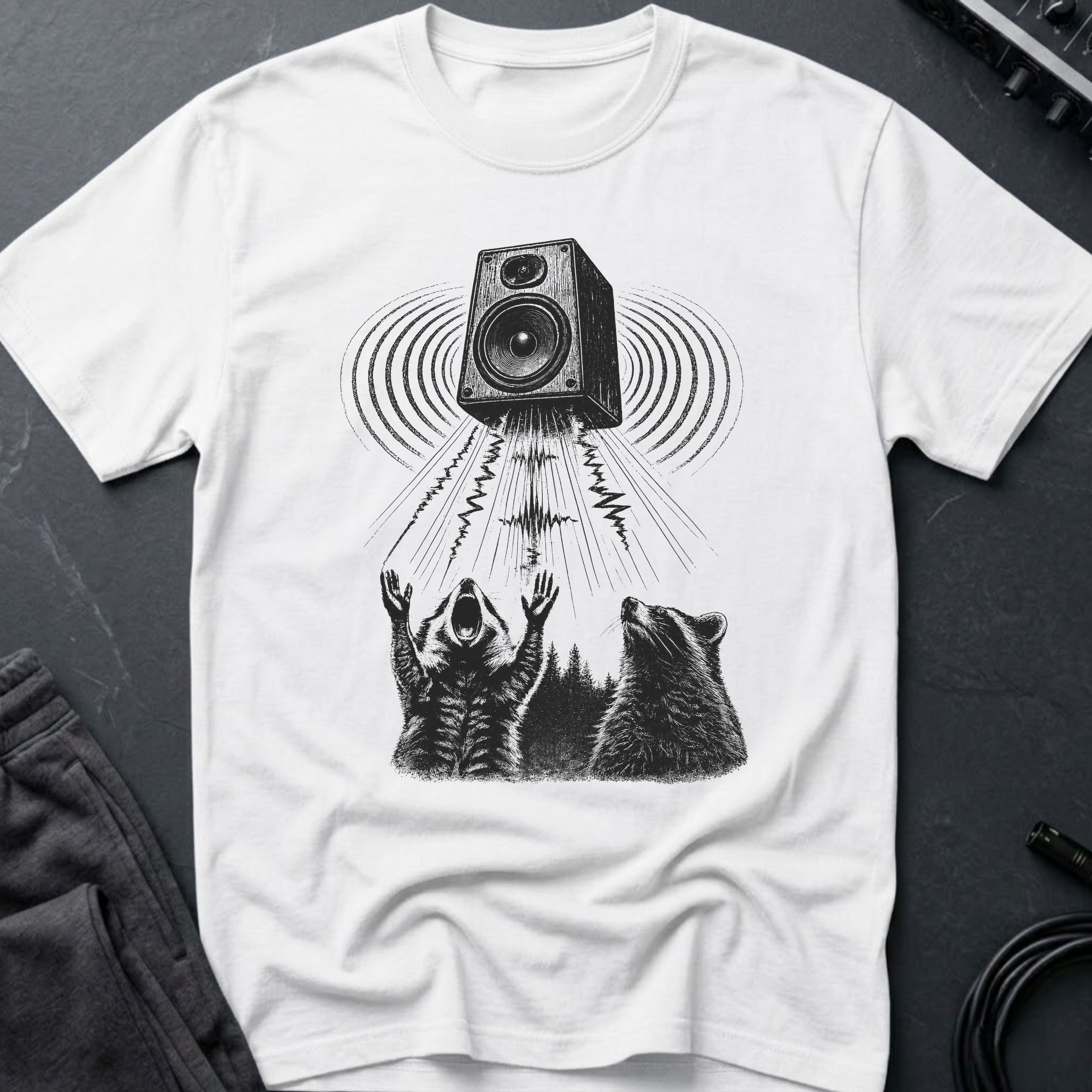 Praise the Bass Raccoon T-Shirt