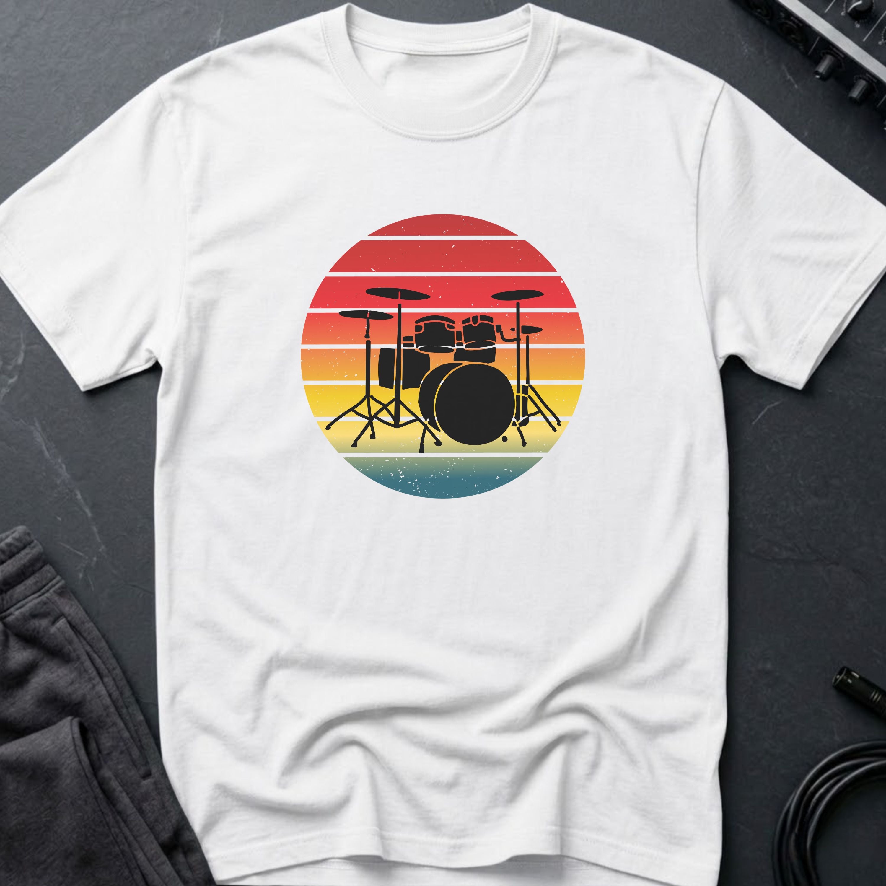 Retro Drum Set T-Shirt