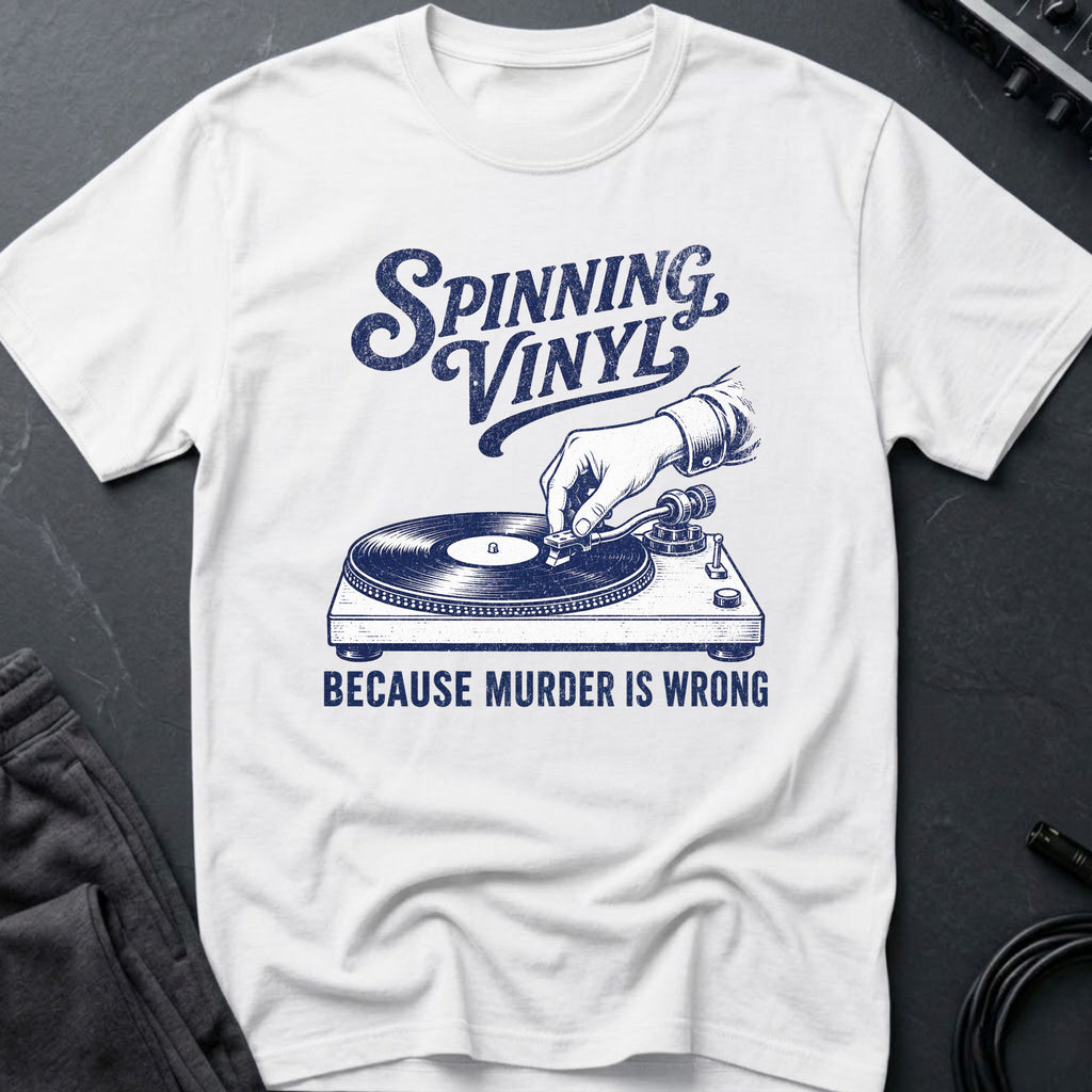 Spinning Vinyl T-Shirt