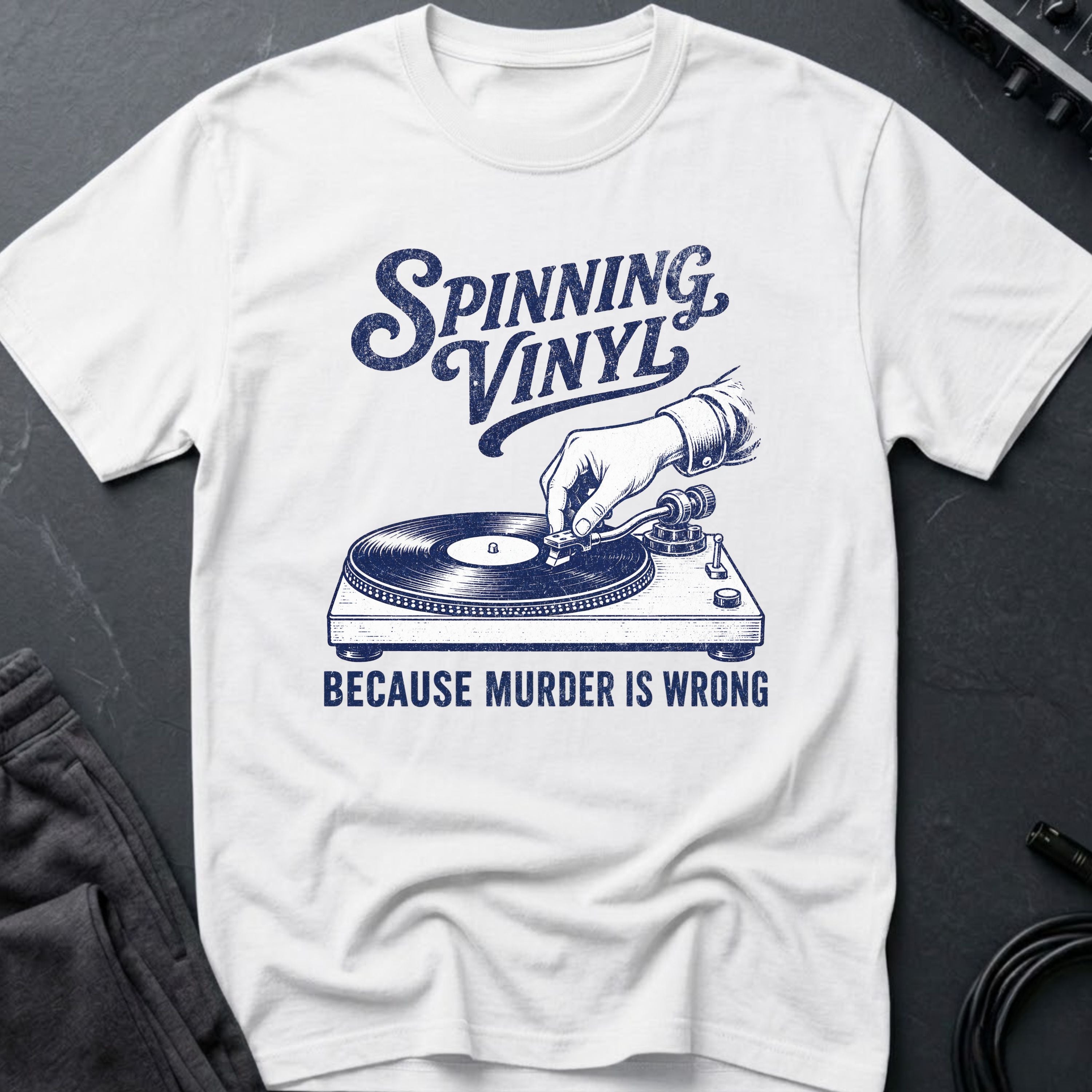 Spinning Vinyl T-Shirt