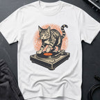 Retro DJ Cat T-Shirt