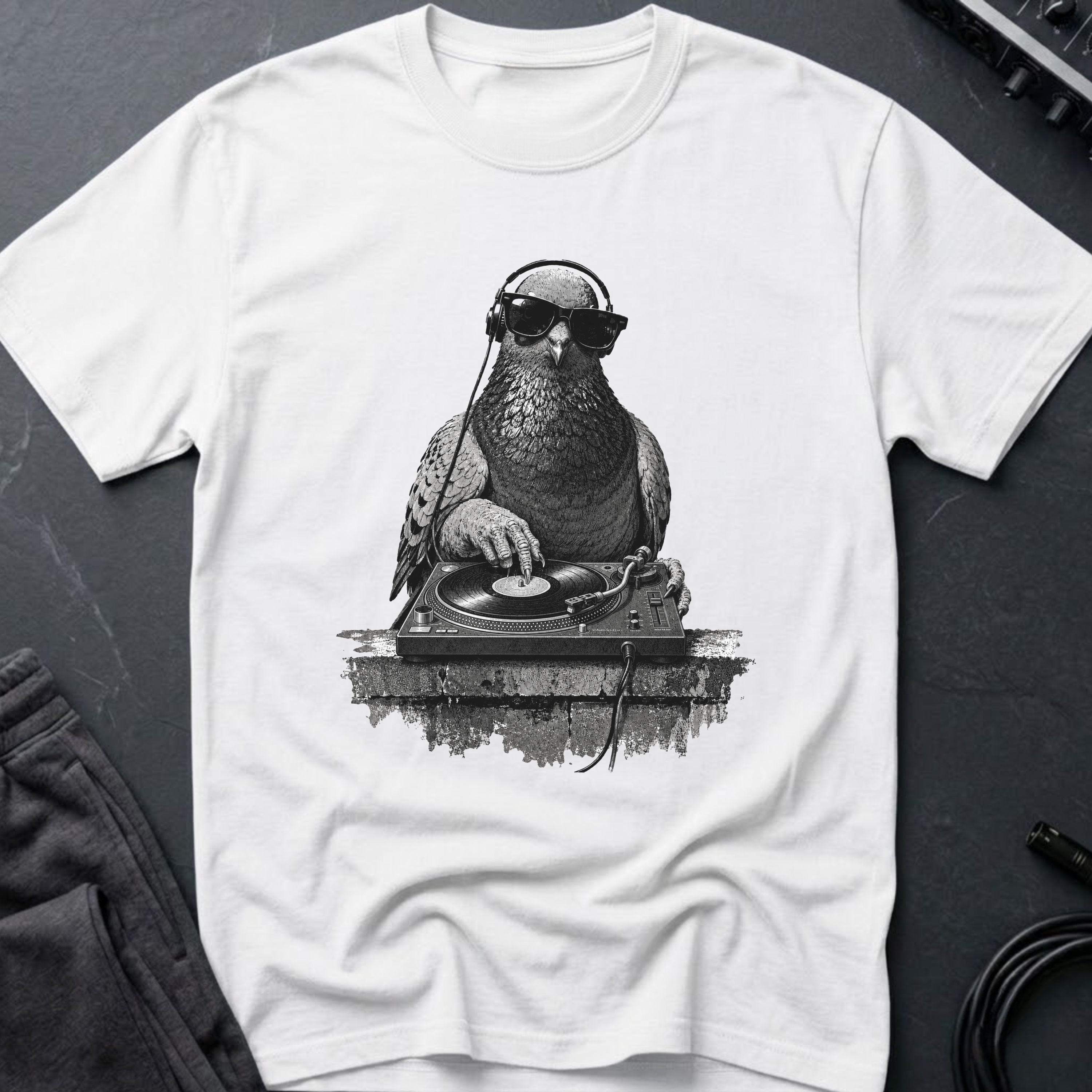 Pigeon DJ T-Shirt