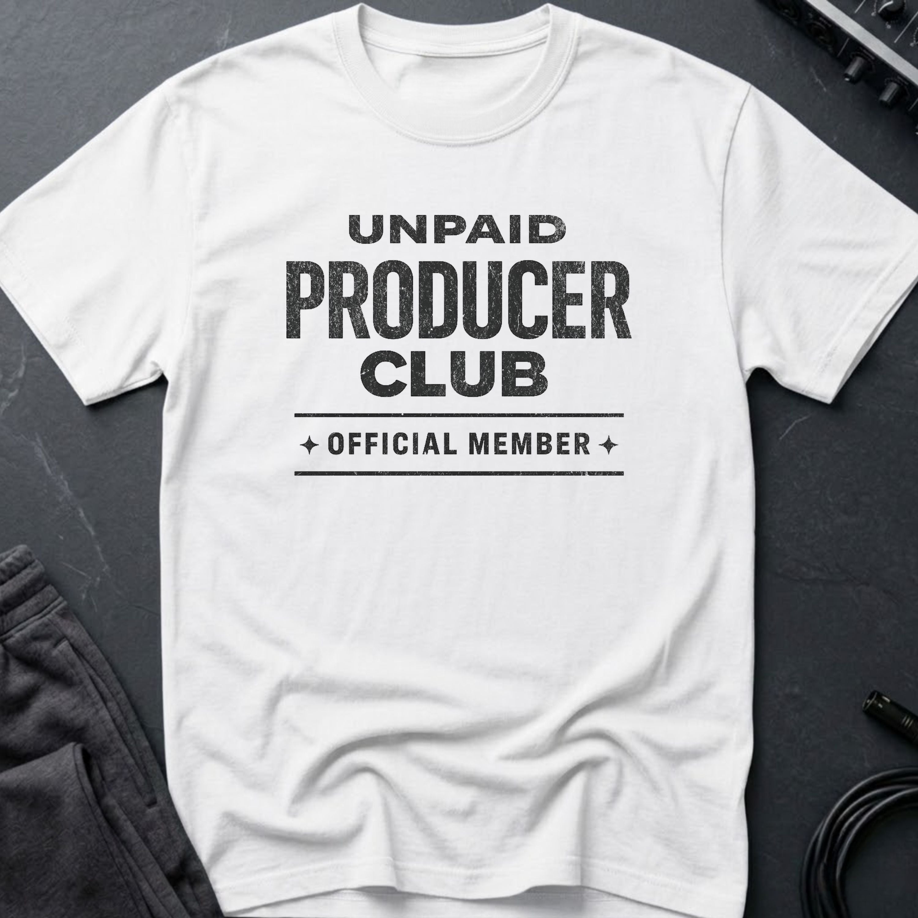 Unpaid Producer Club Official Member T-Shirt