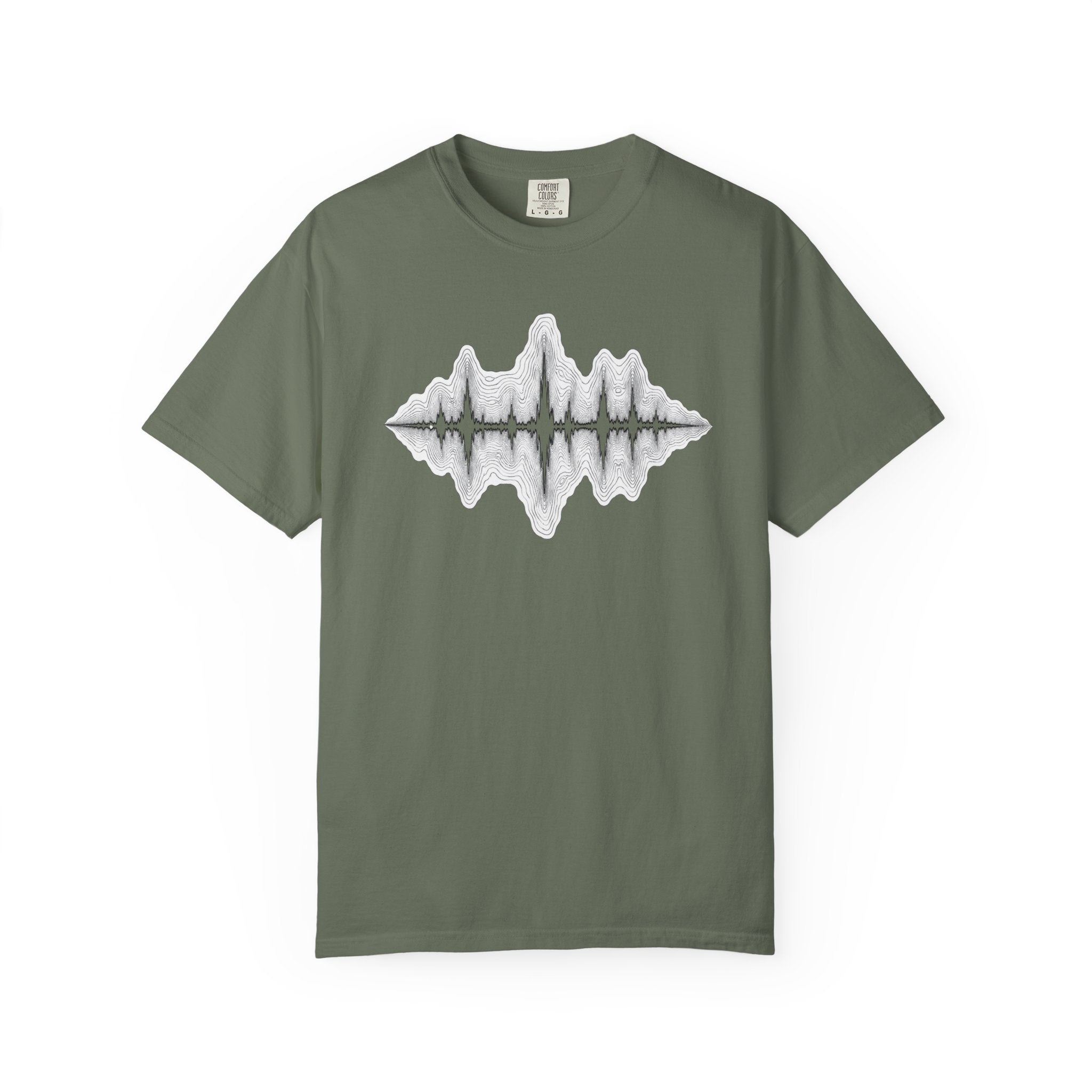 Topographic Soundwave T-Shirt