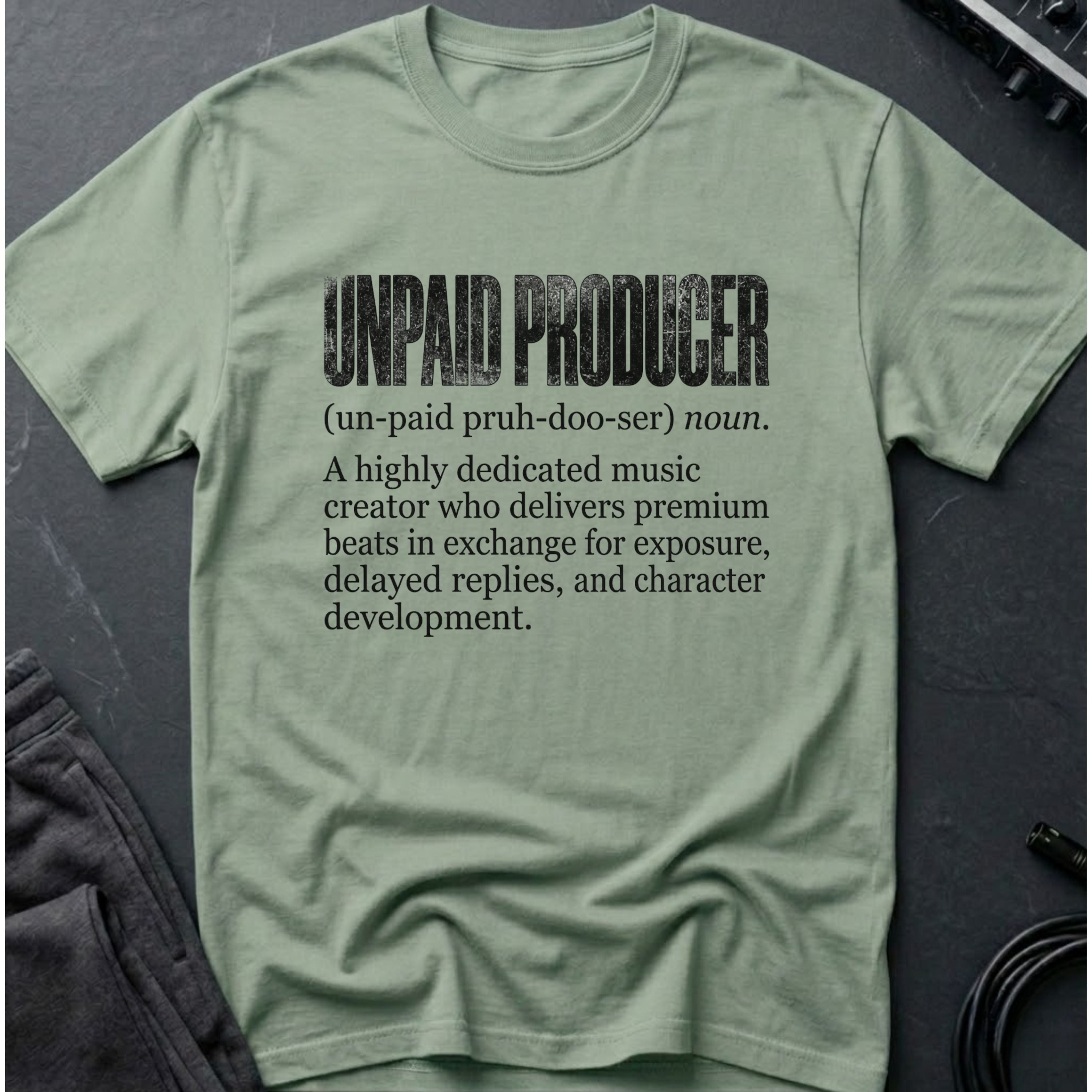 Unpaid Producer Definition T-Shirt