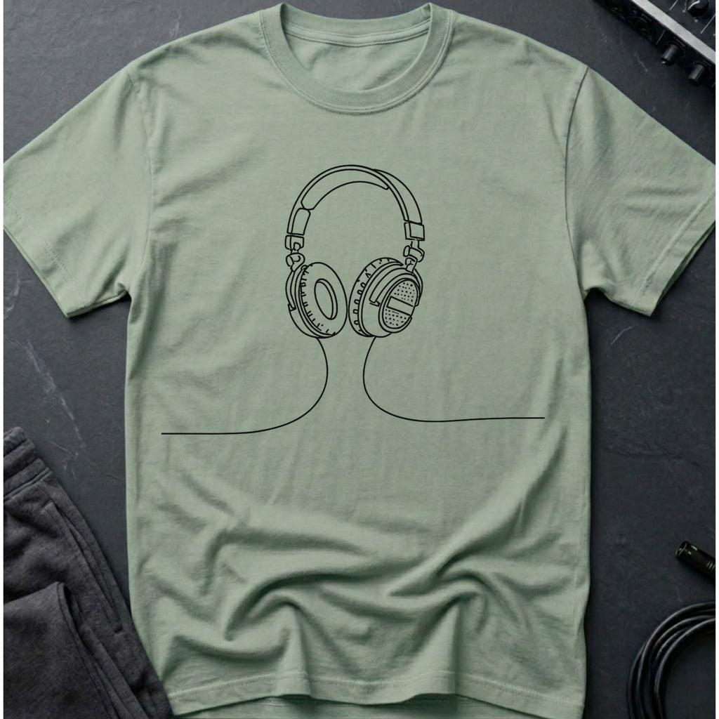 Minimalist Headphones T-Shirt