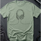 Minimalist Headphones T-Shirt