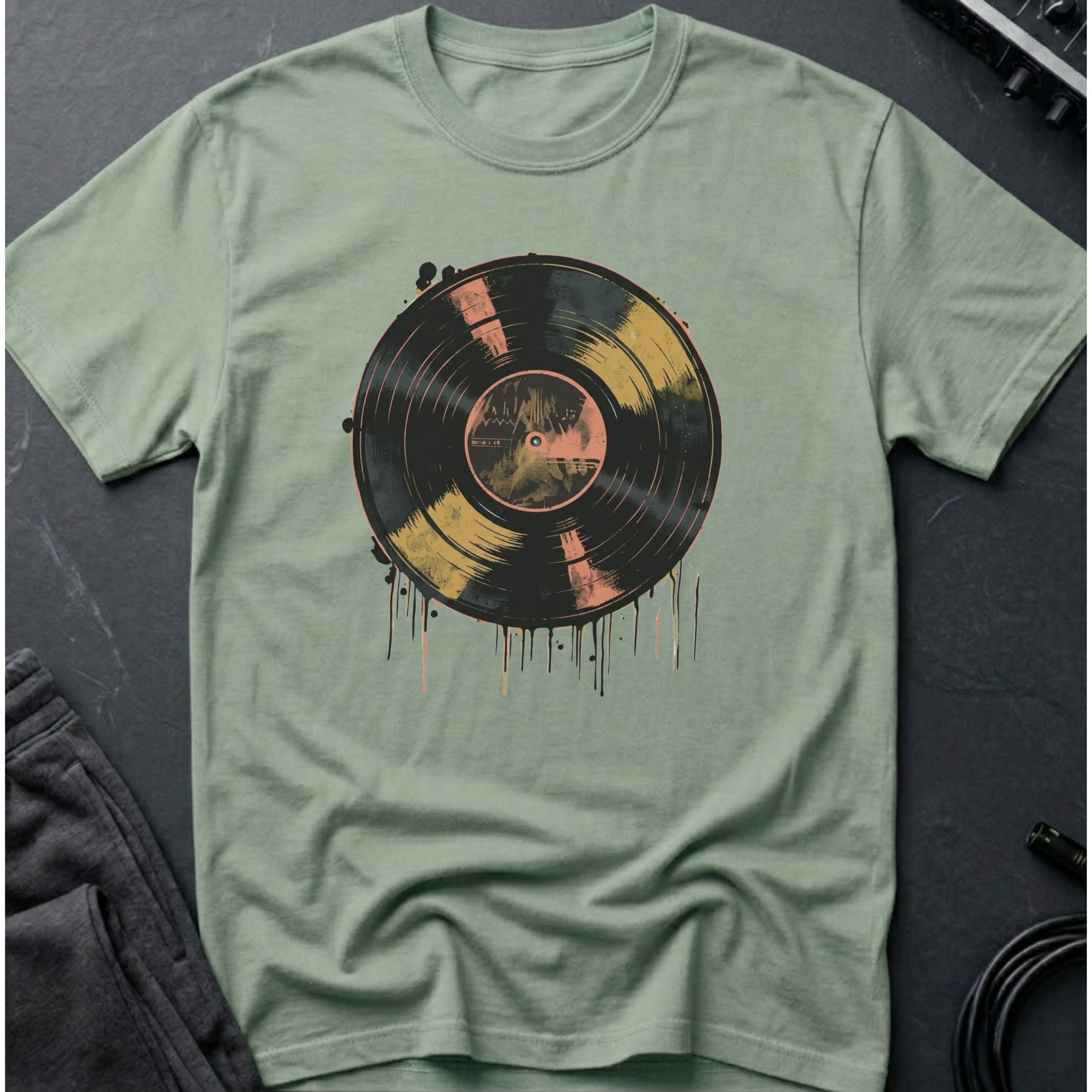 Colorful Vinyl Record T-shirt