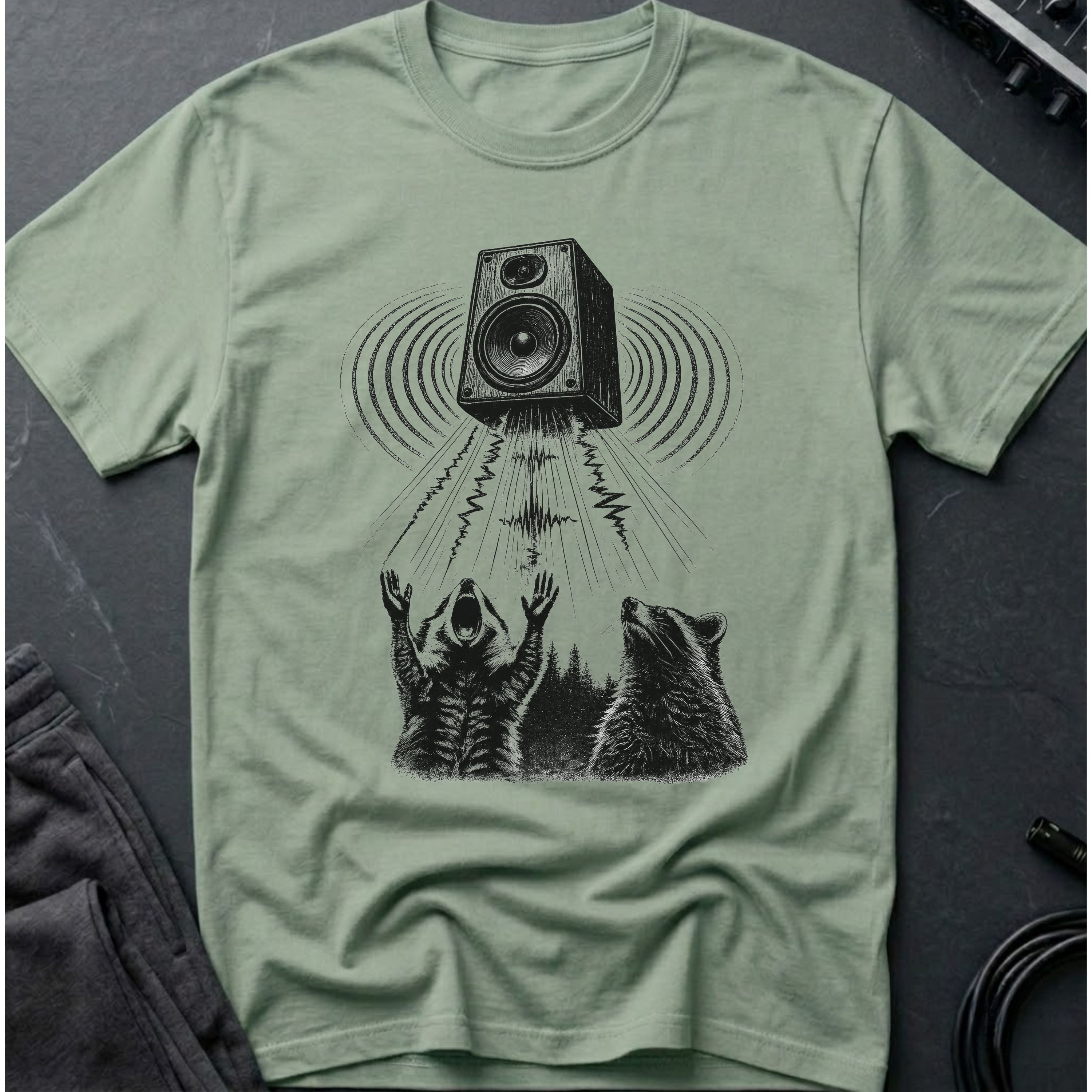 Praise the Bass Raccoon T-Shirt
