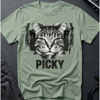 Cat With Headphones  T-Shirt