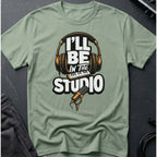 I'll Be In The Studio Orange T-Shirt