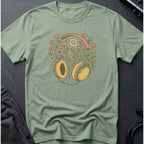 Wildflower Headphones T-Shirt