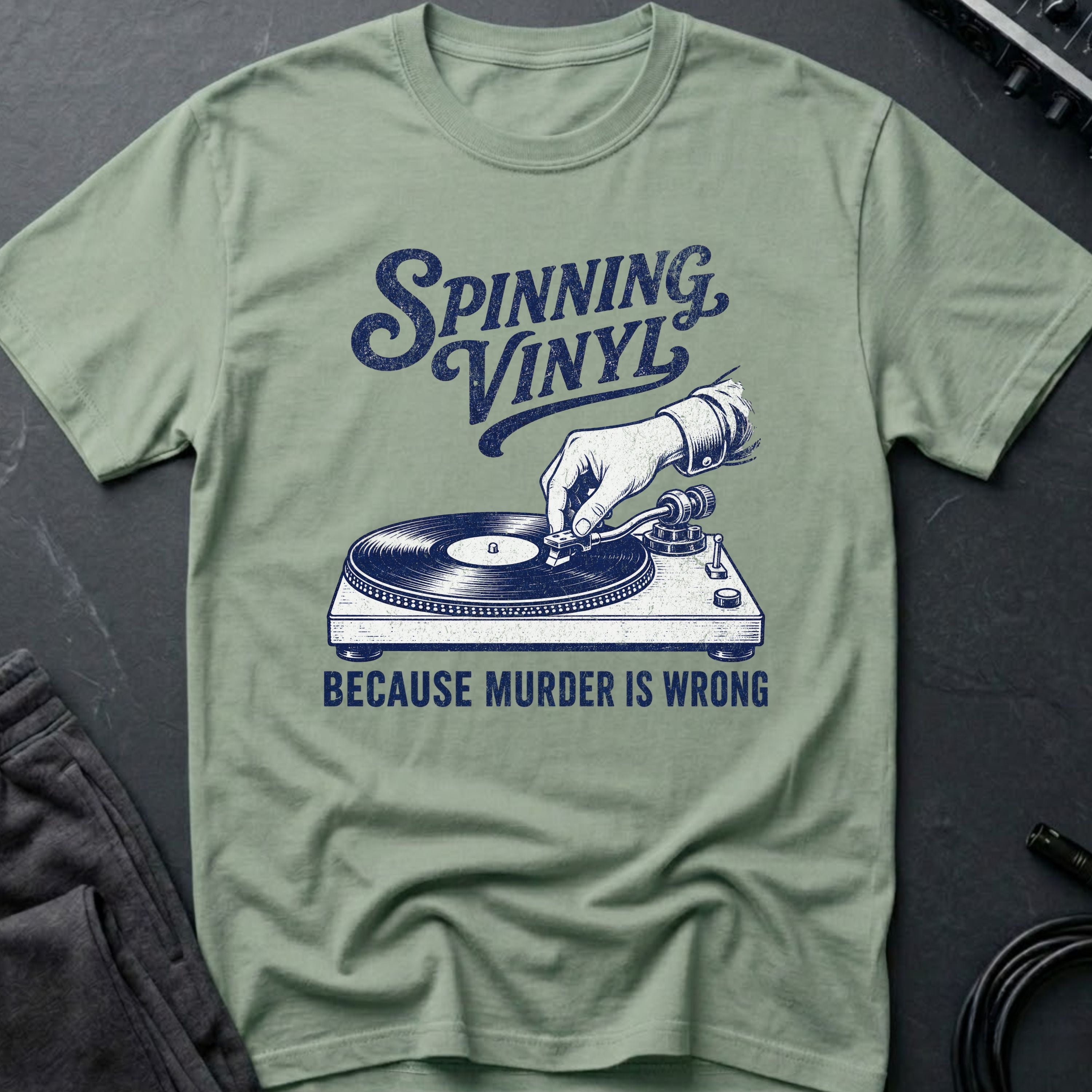 Spinning Vinyl T-Shirt