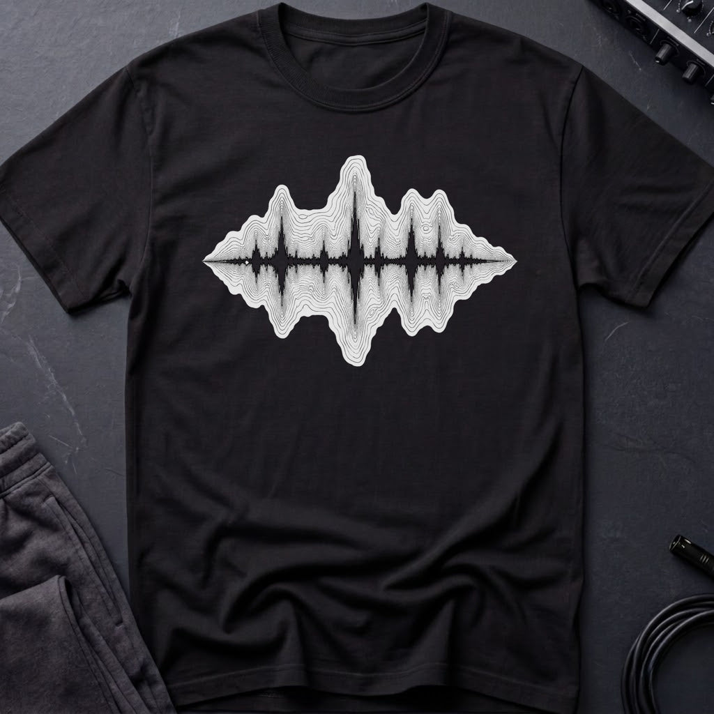 Topographic Soundwave T-Shirt