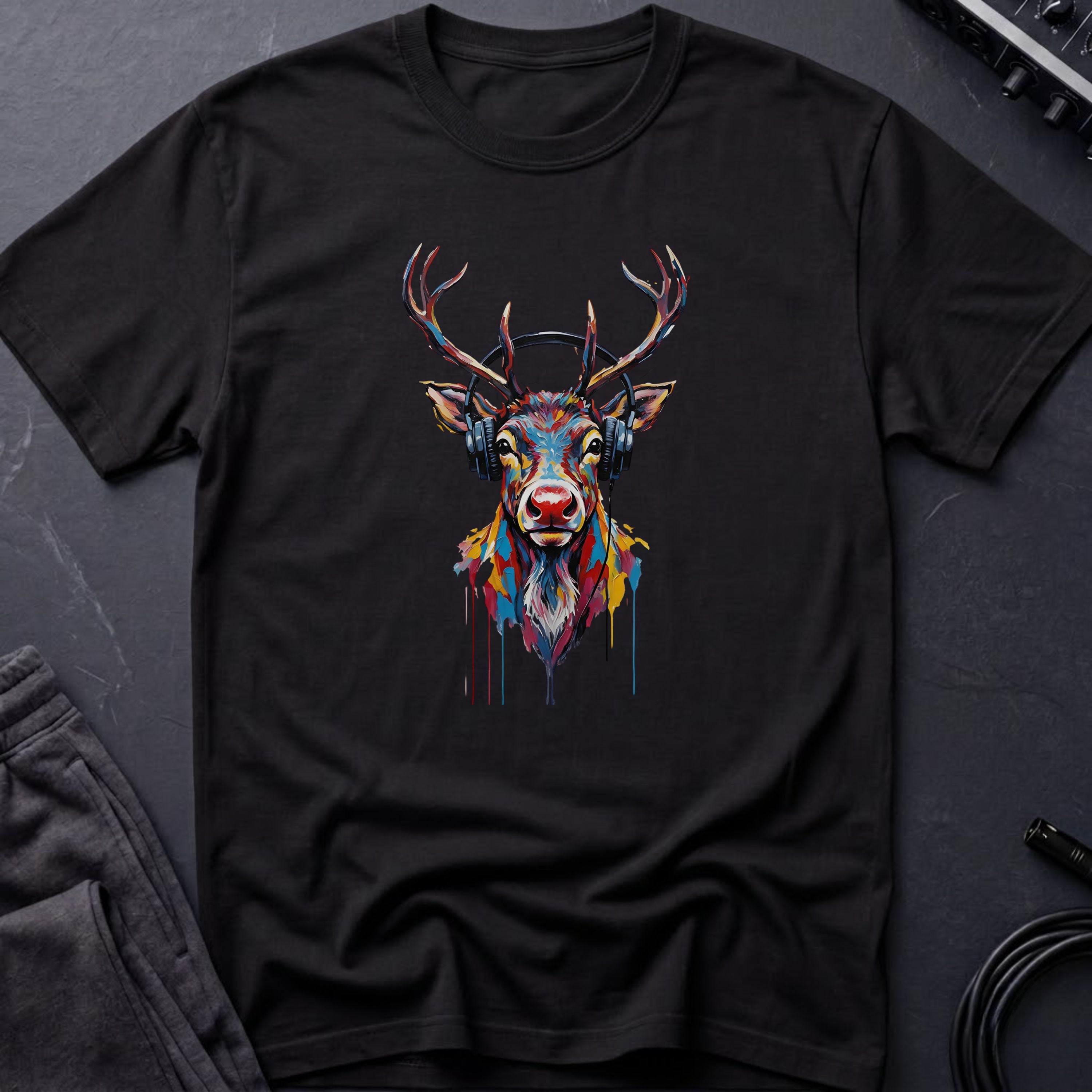 Music Reindeer T-Shirt