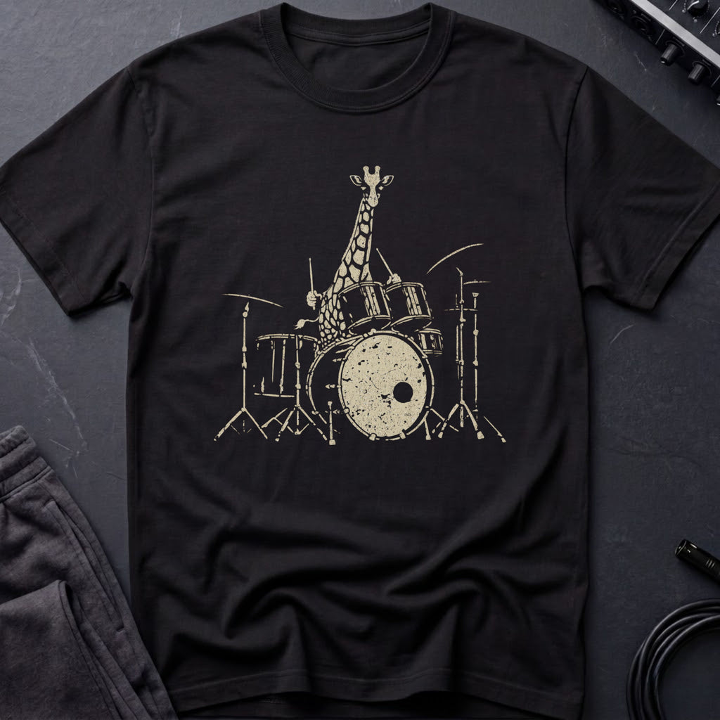 Drumming Giraffe T-Shirt