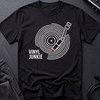 Vinyl Junkie B&W T-Shirt