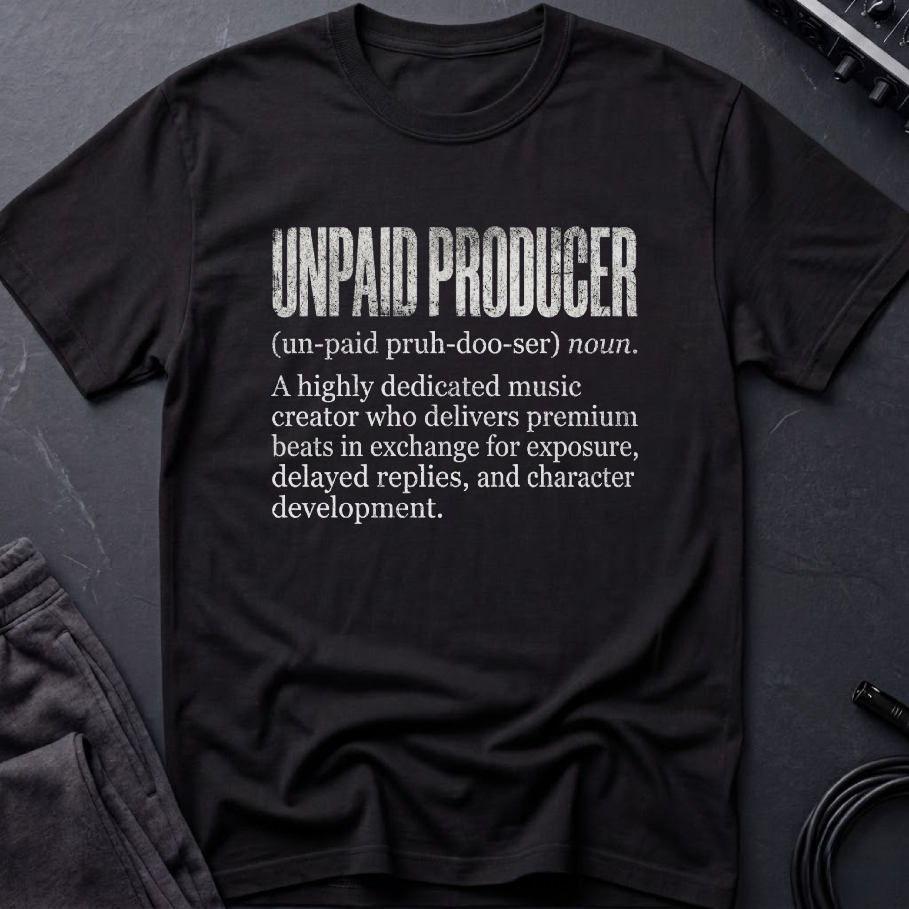 Unpaid Producer Definition T-Shirt