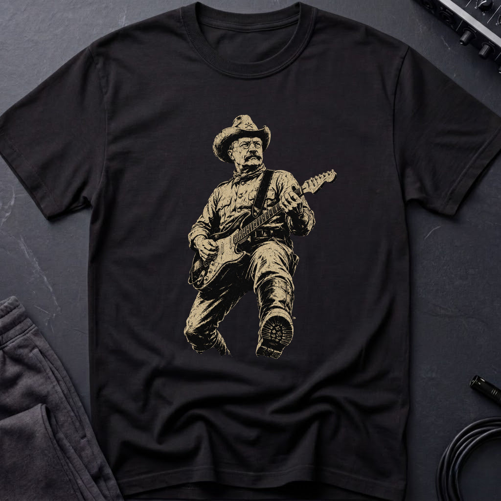 Theodore Roosevelt Guitar T-Shirt
