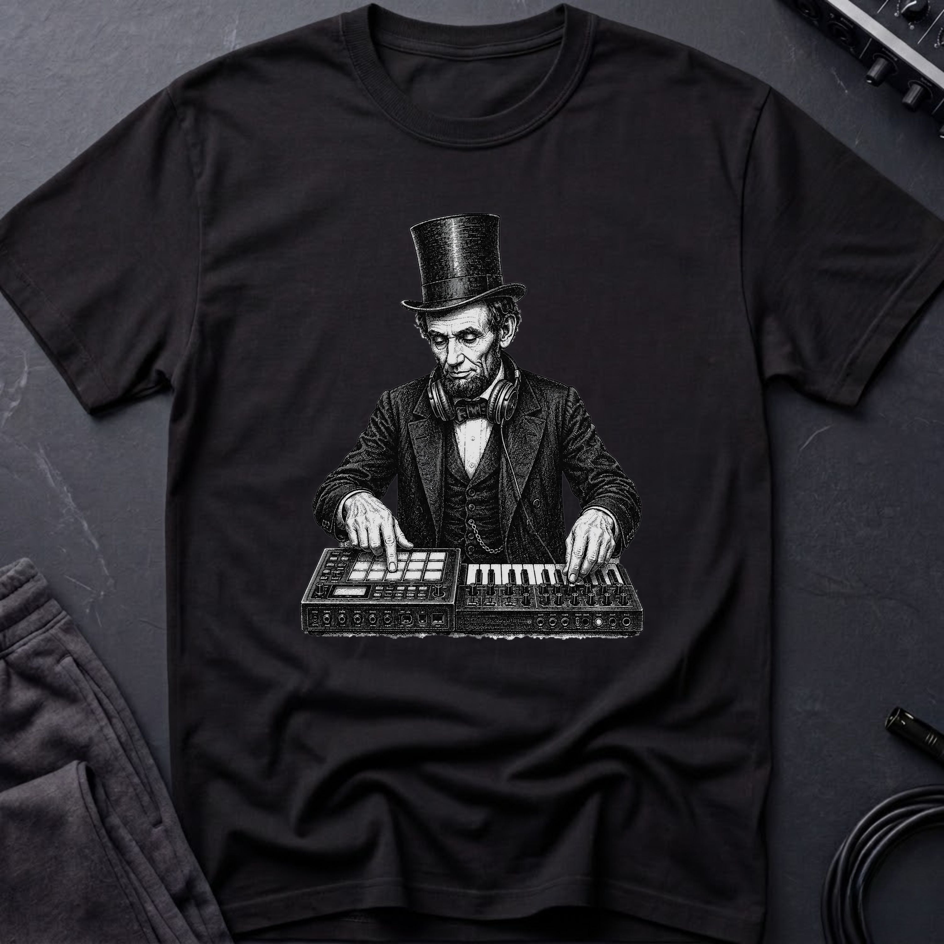 Honest Abe On The Beat T-Shirt