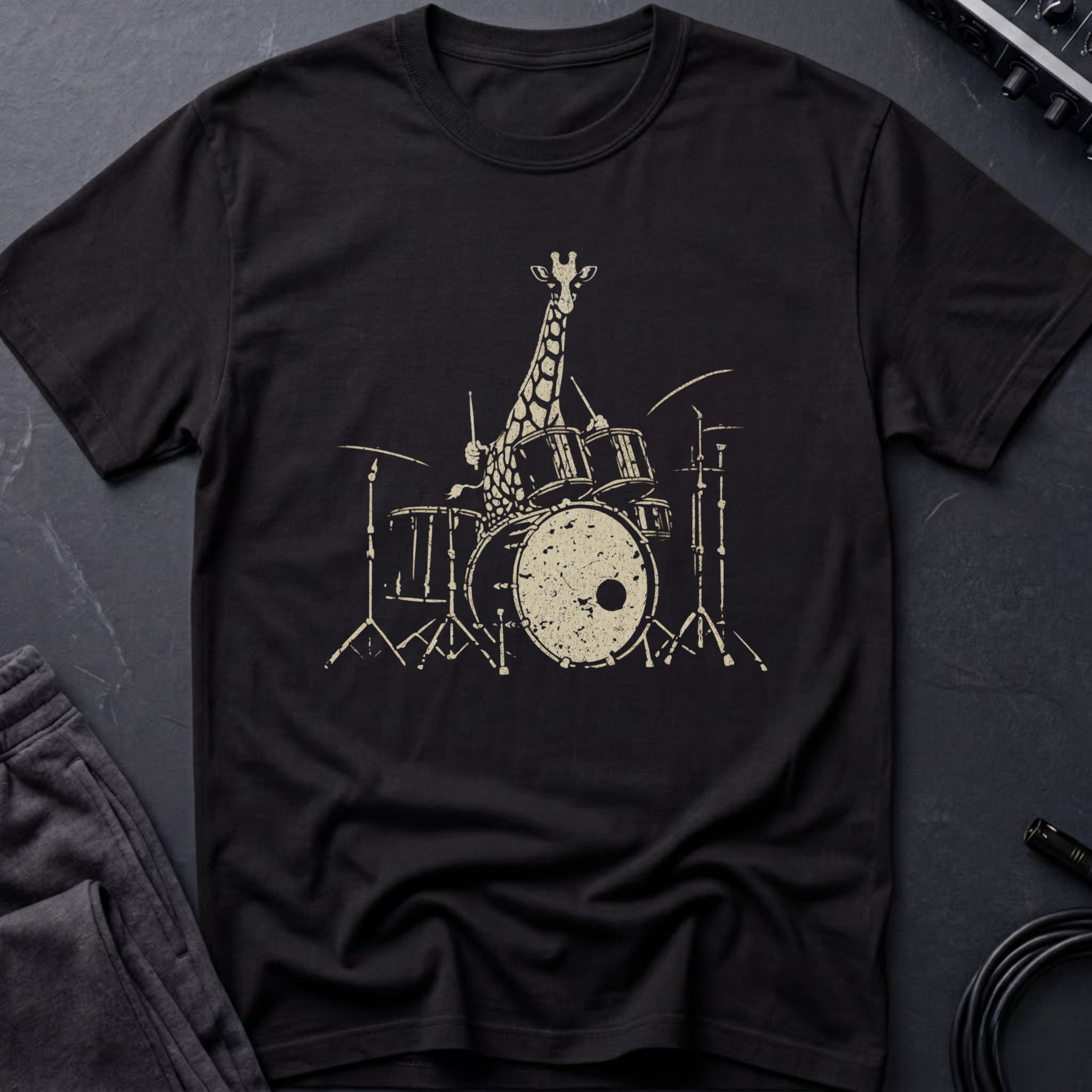 Drumming Giraffe T-Shirt
