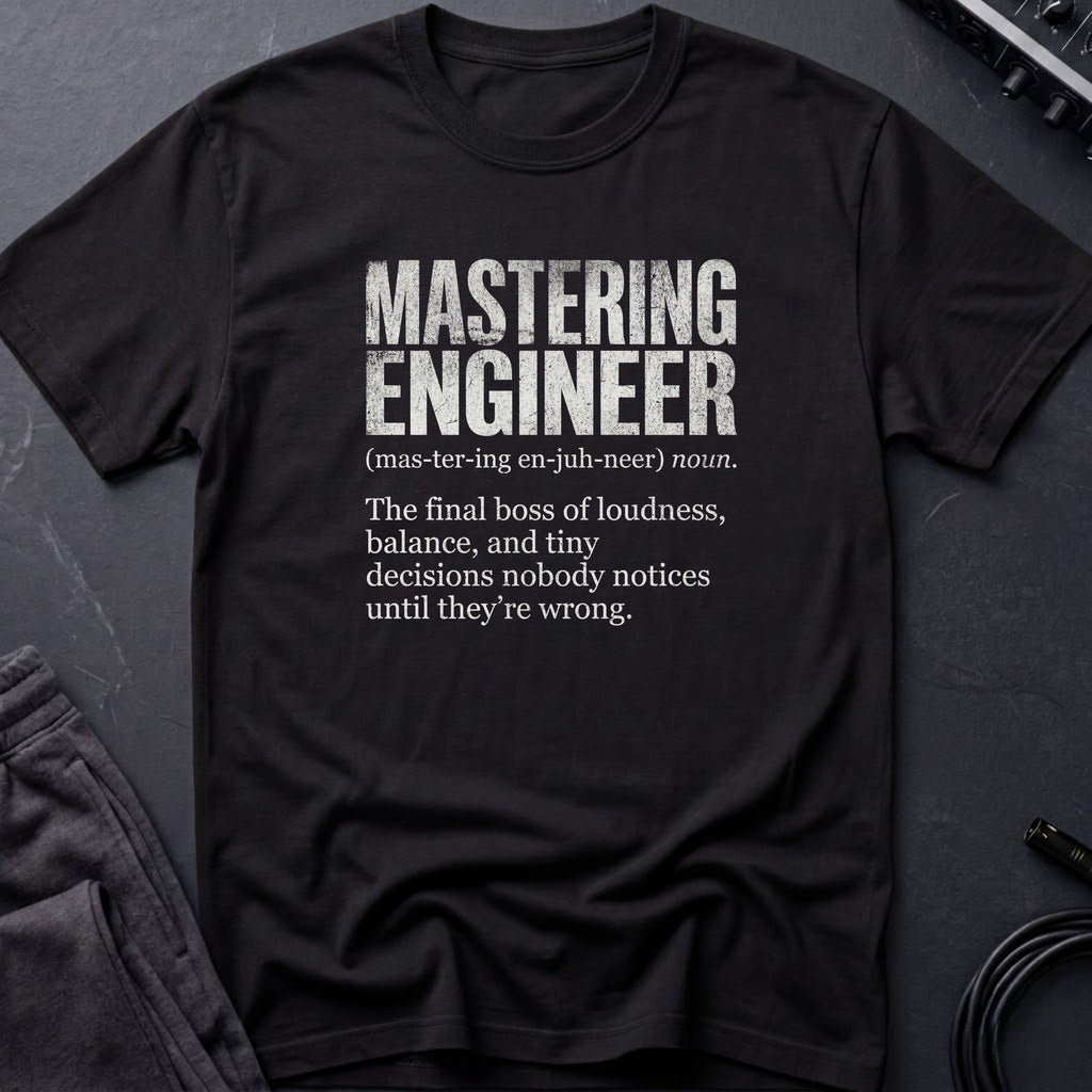 Mastering Engineer Definition T-Shirt