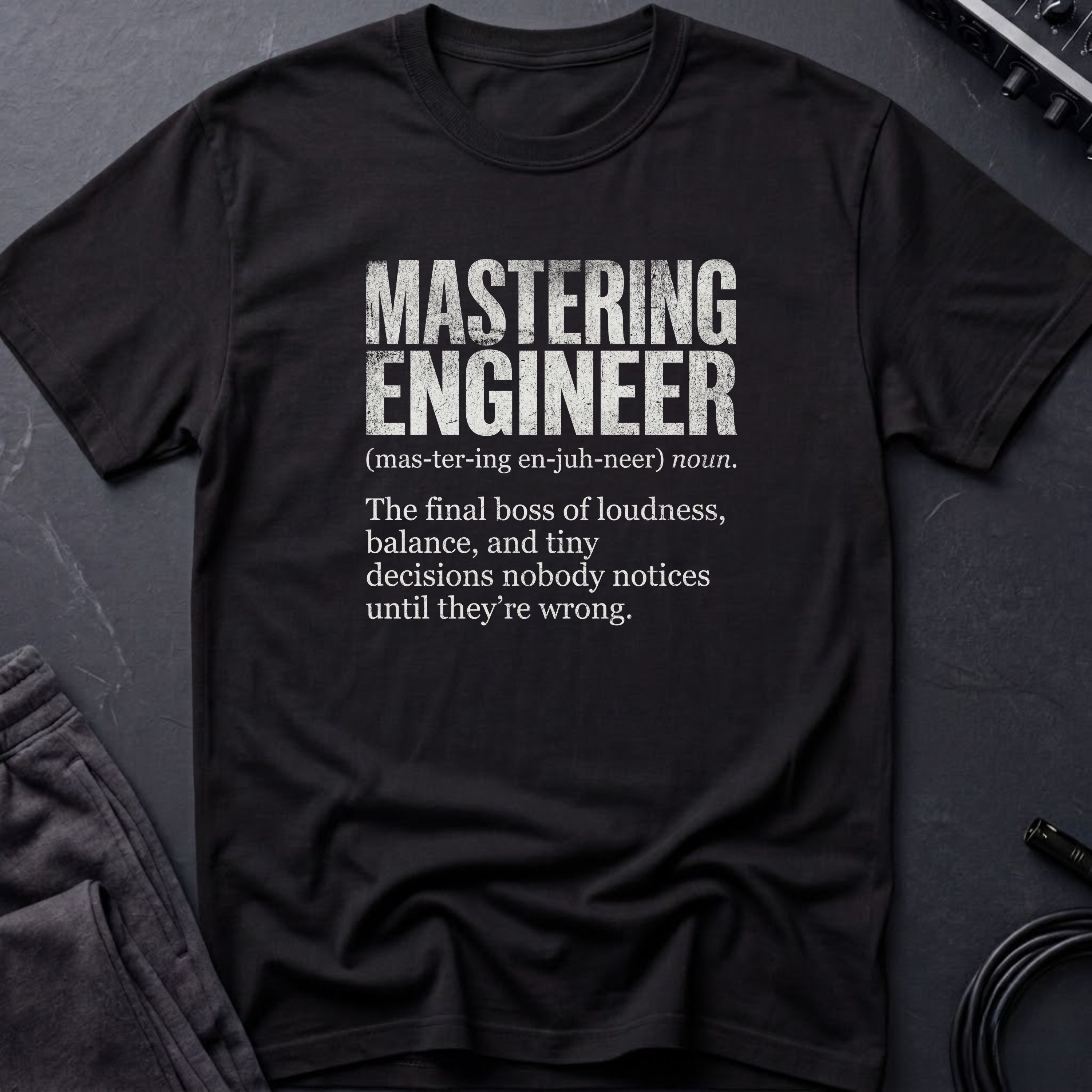 Mastering Engineer Definition T-Shirt