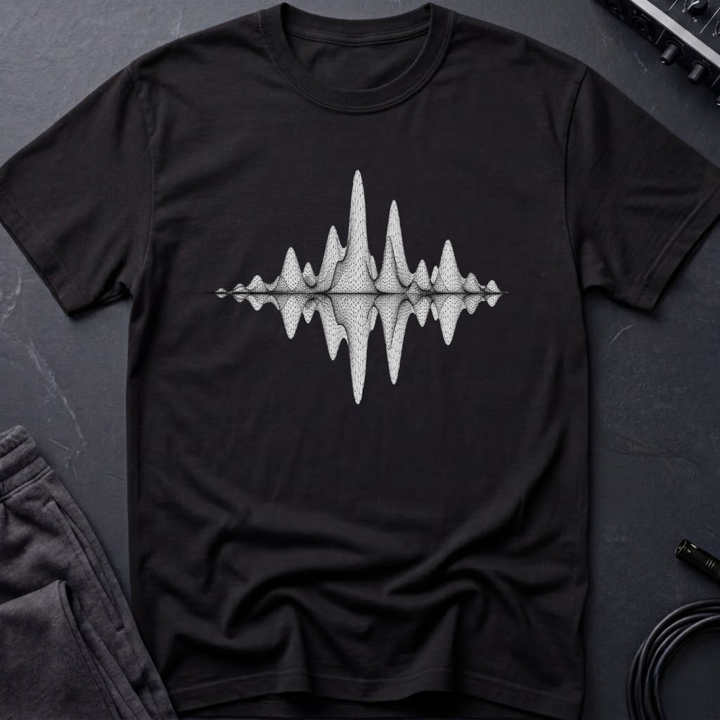 3D Soundwave T-Shirt