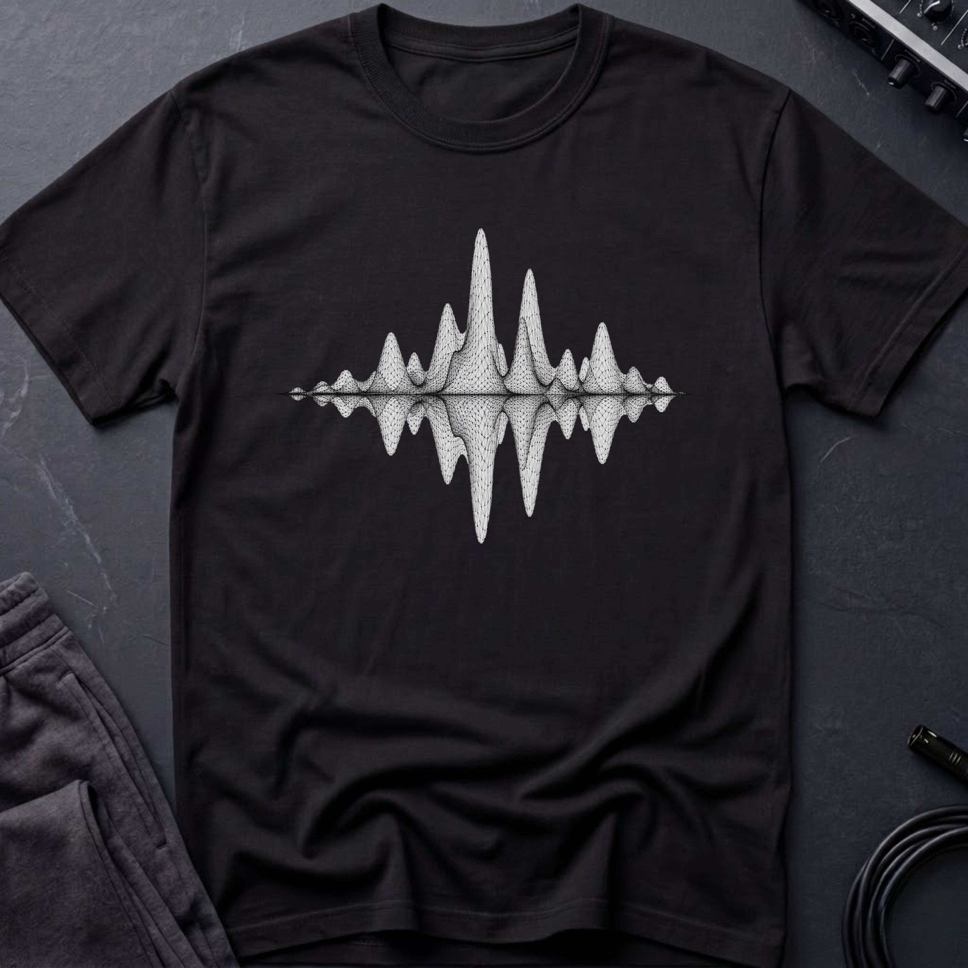 3D Soundwave T-Shirt