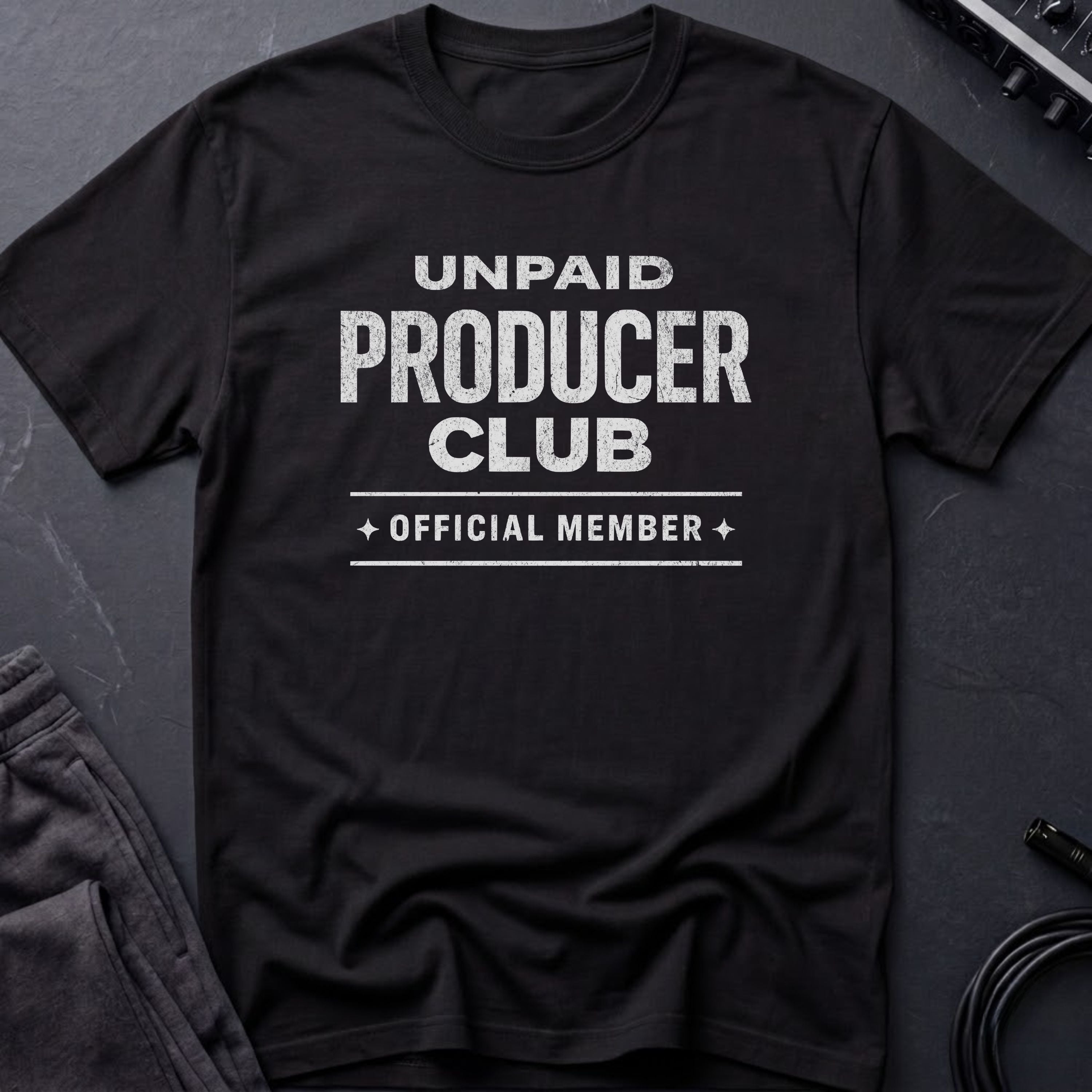Unpaid Producer Club Official Member T-Shirt