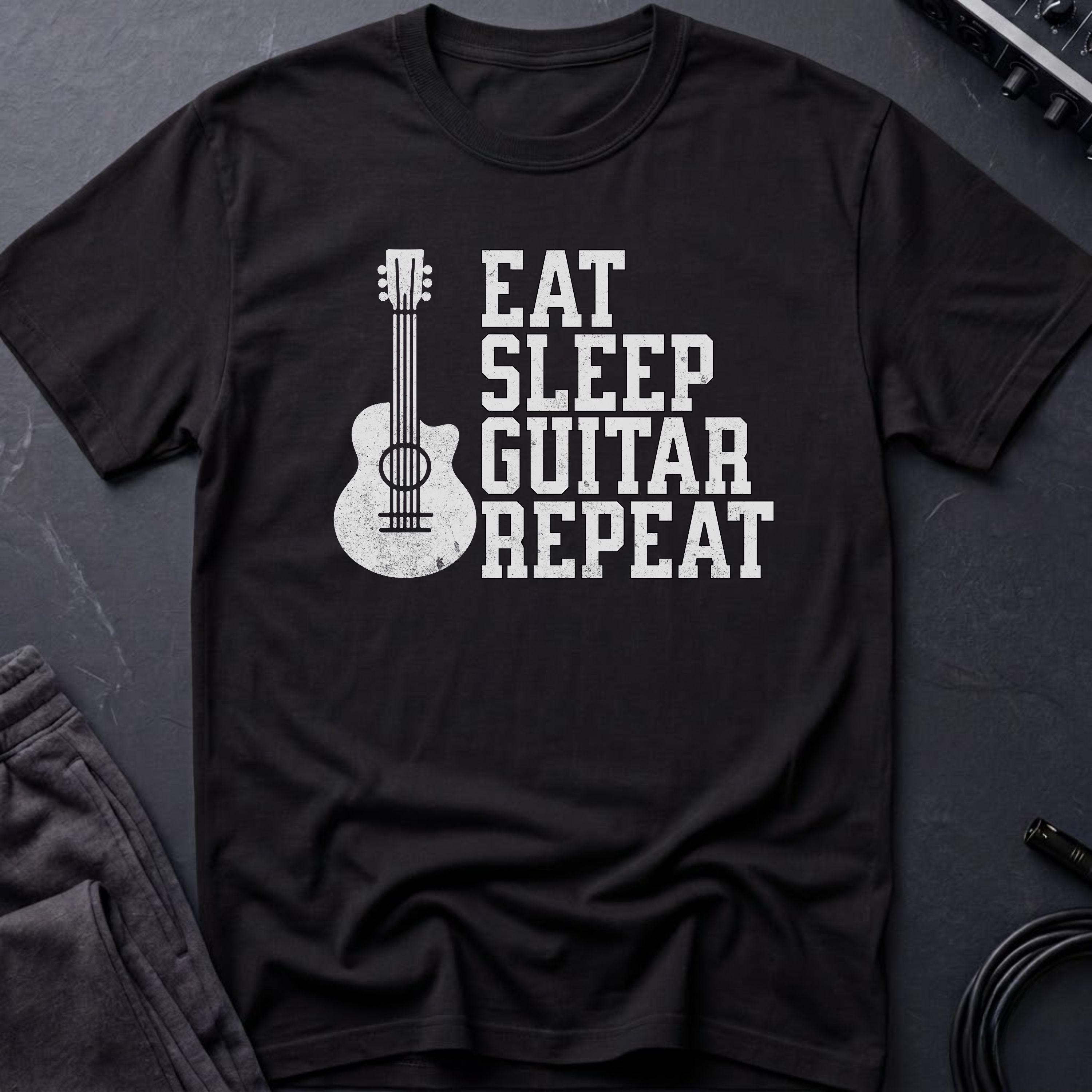 Eat, Sleep, Guitar, Repeat T-Shirt