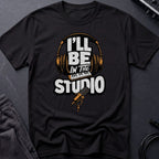 I'll Be In The Studio Orange T-Shirt
