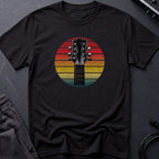 Retro Sunset Guitar T-Shirt