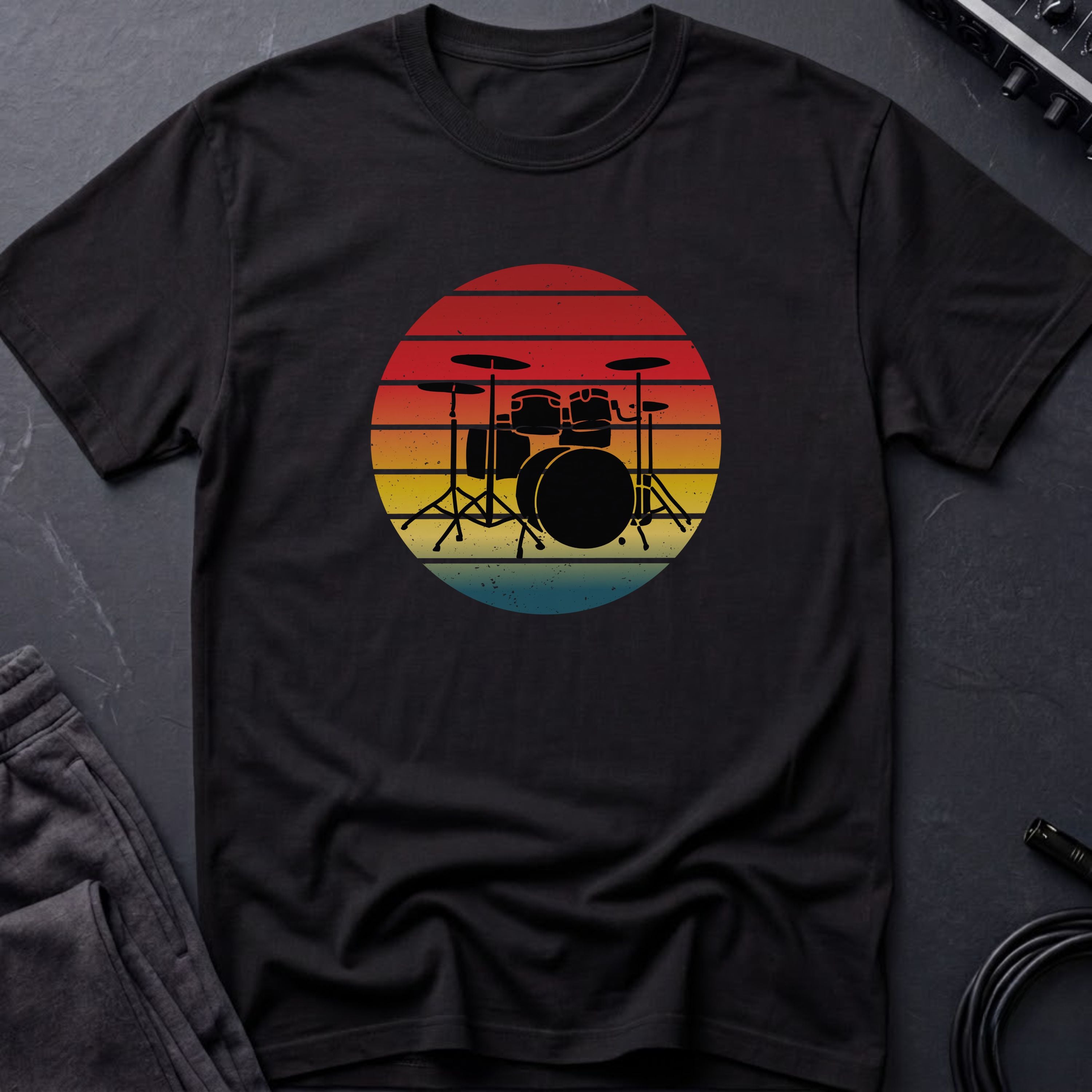 Retro Drum Set T-Shirt