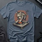Retro DJ Cat T-Shirt