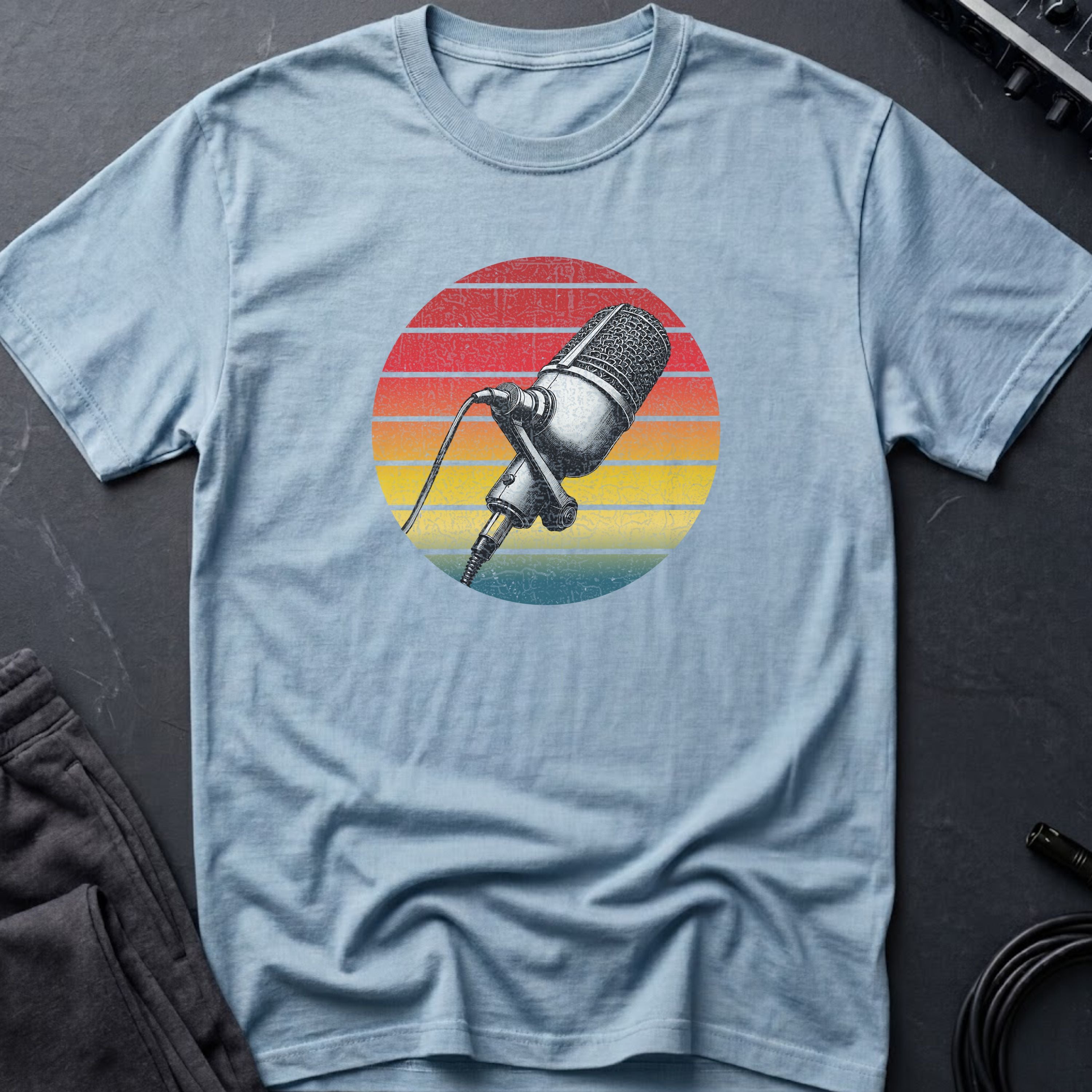 Retro Microphone T-Shirt