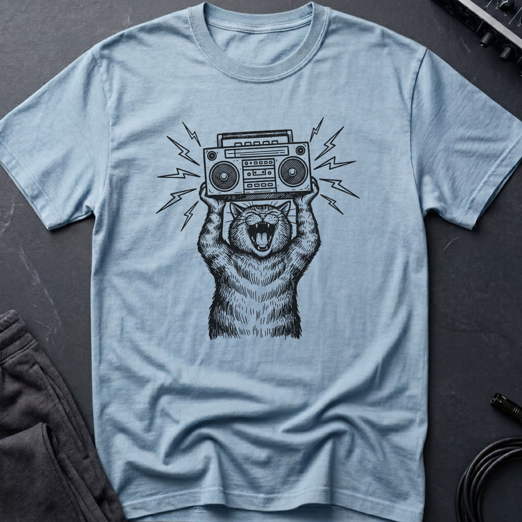 Boombox Cat T-Shirt