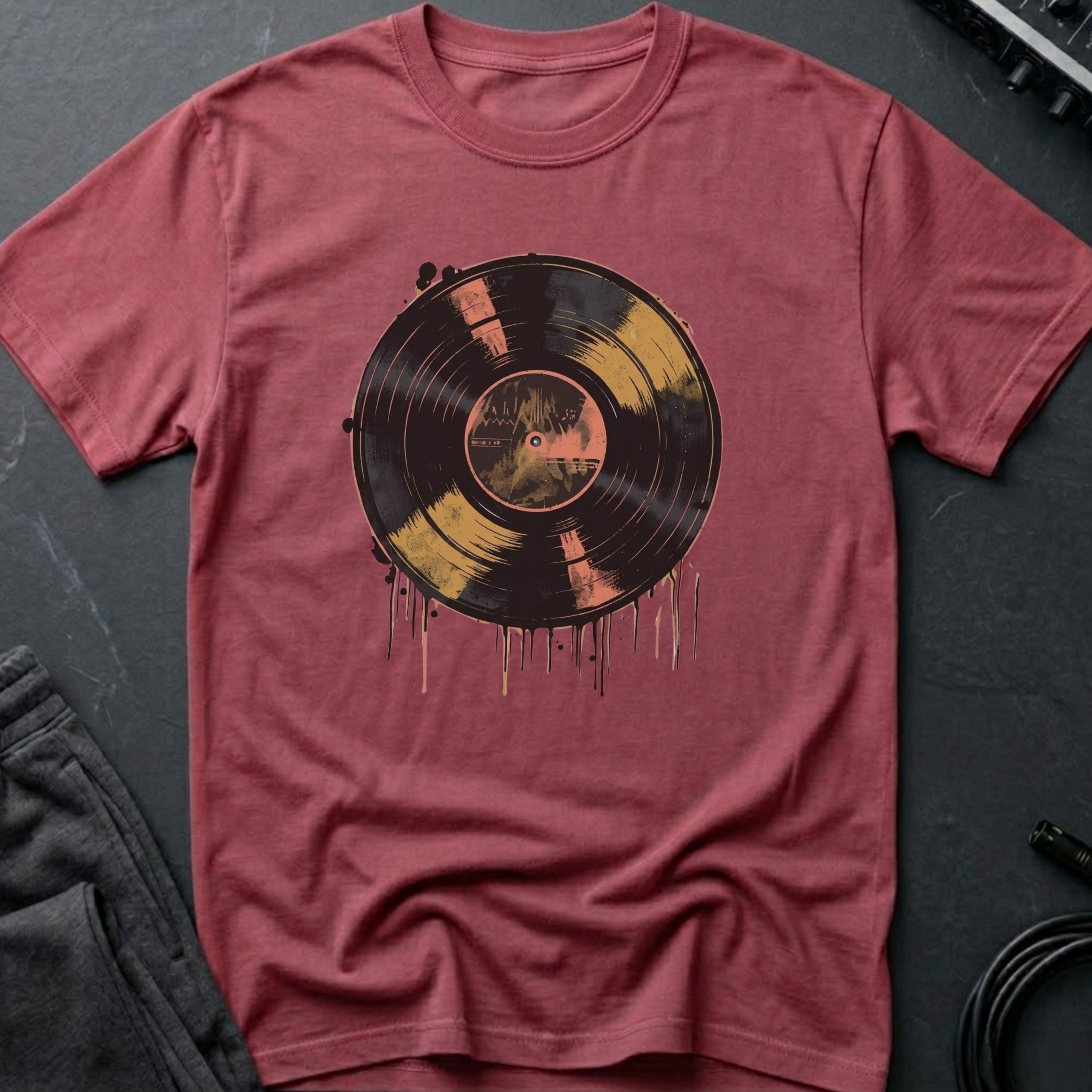 Colorful Vinyl Record T-shirt