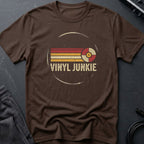 Vinyl Junkie Circular Retro T-Shirt