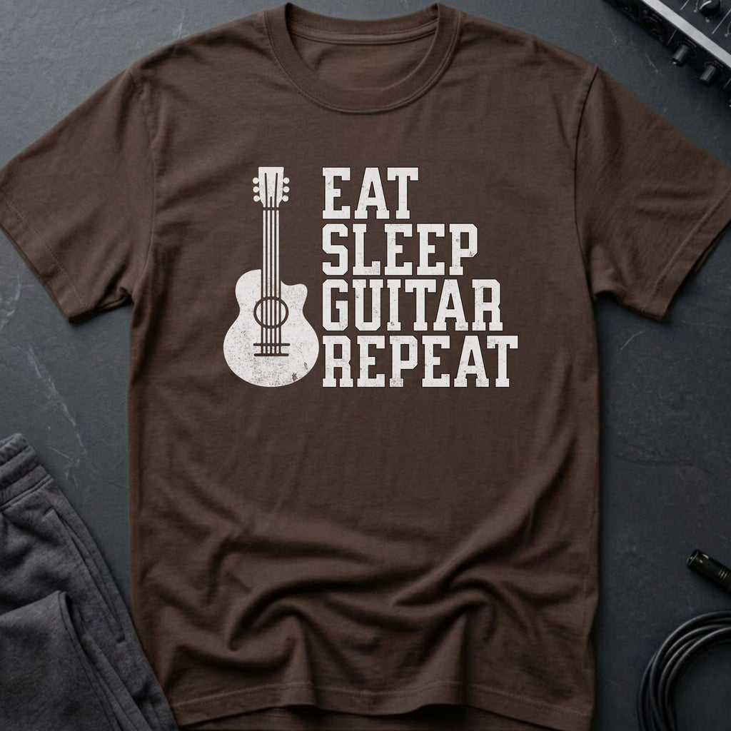 Eat, Sleep, Guitar, Repeat T-Shirt