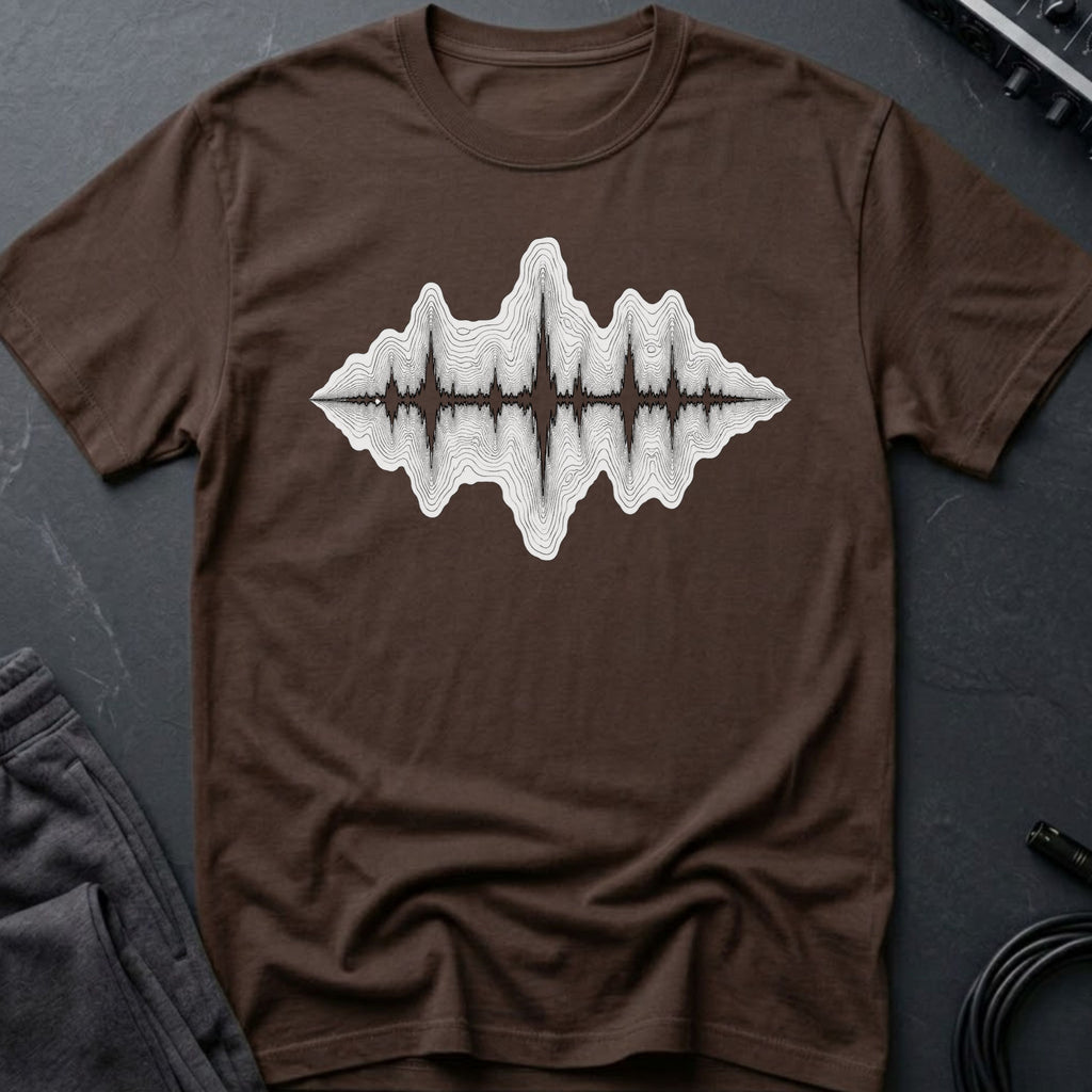 Topographic Soundwave T-Shirt