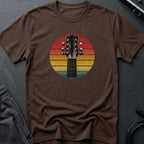 Retro Sunset Guitar T-Shirt